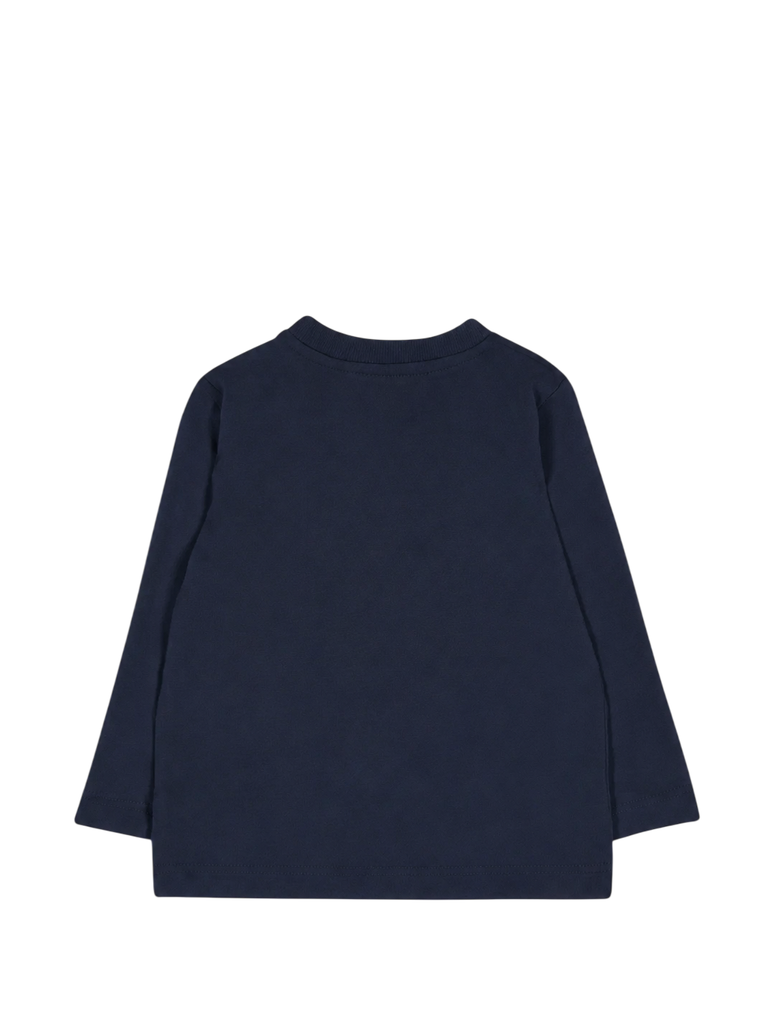 Moschino T-shirt manica lunga con orsetto blu MQO014LAA10 40016 MOSCHINO