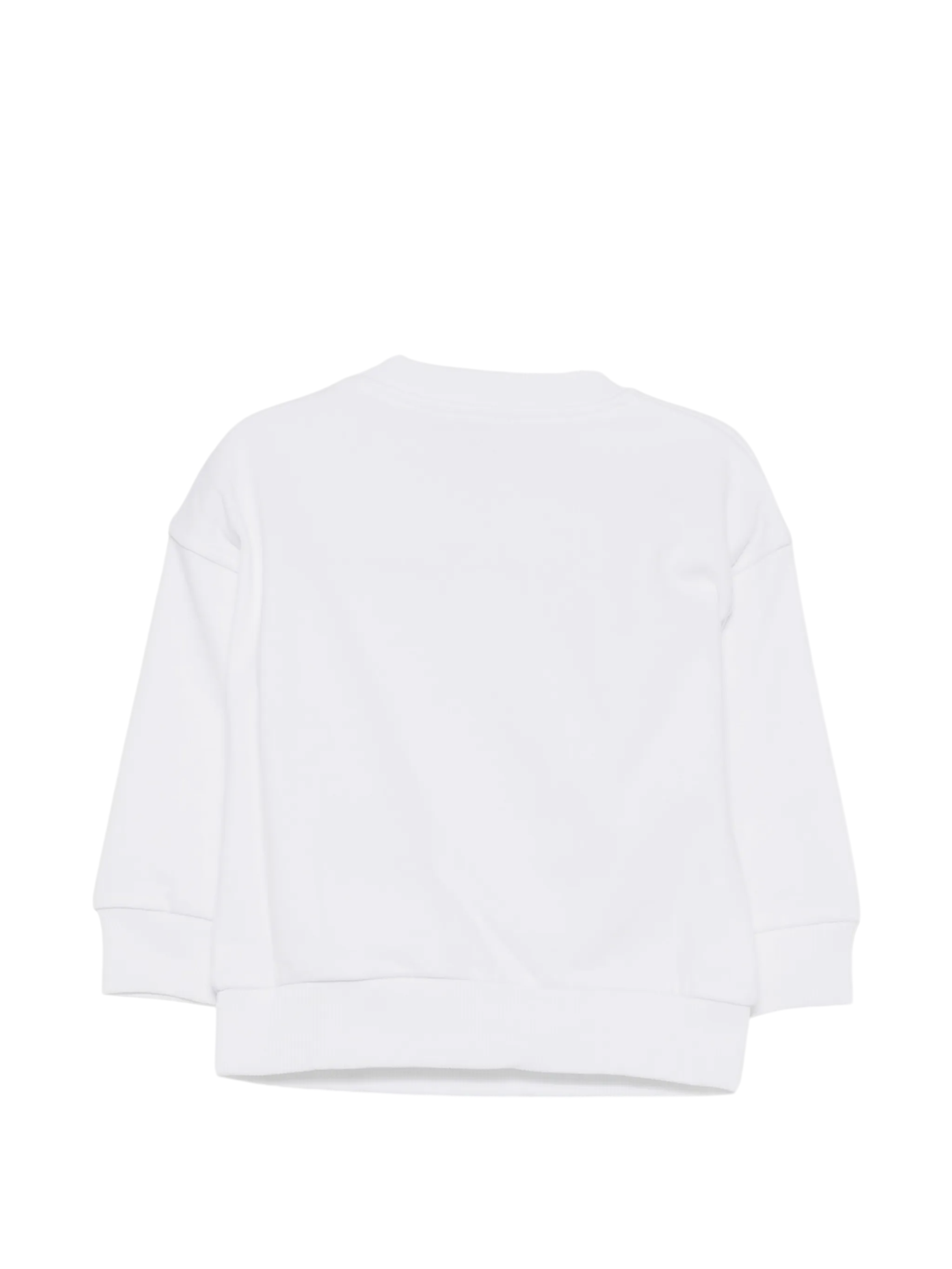 Moschino felpa unisex neonato con orsetto bianco MUF06HLCA83 10101 MOSCHINO