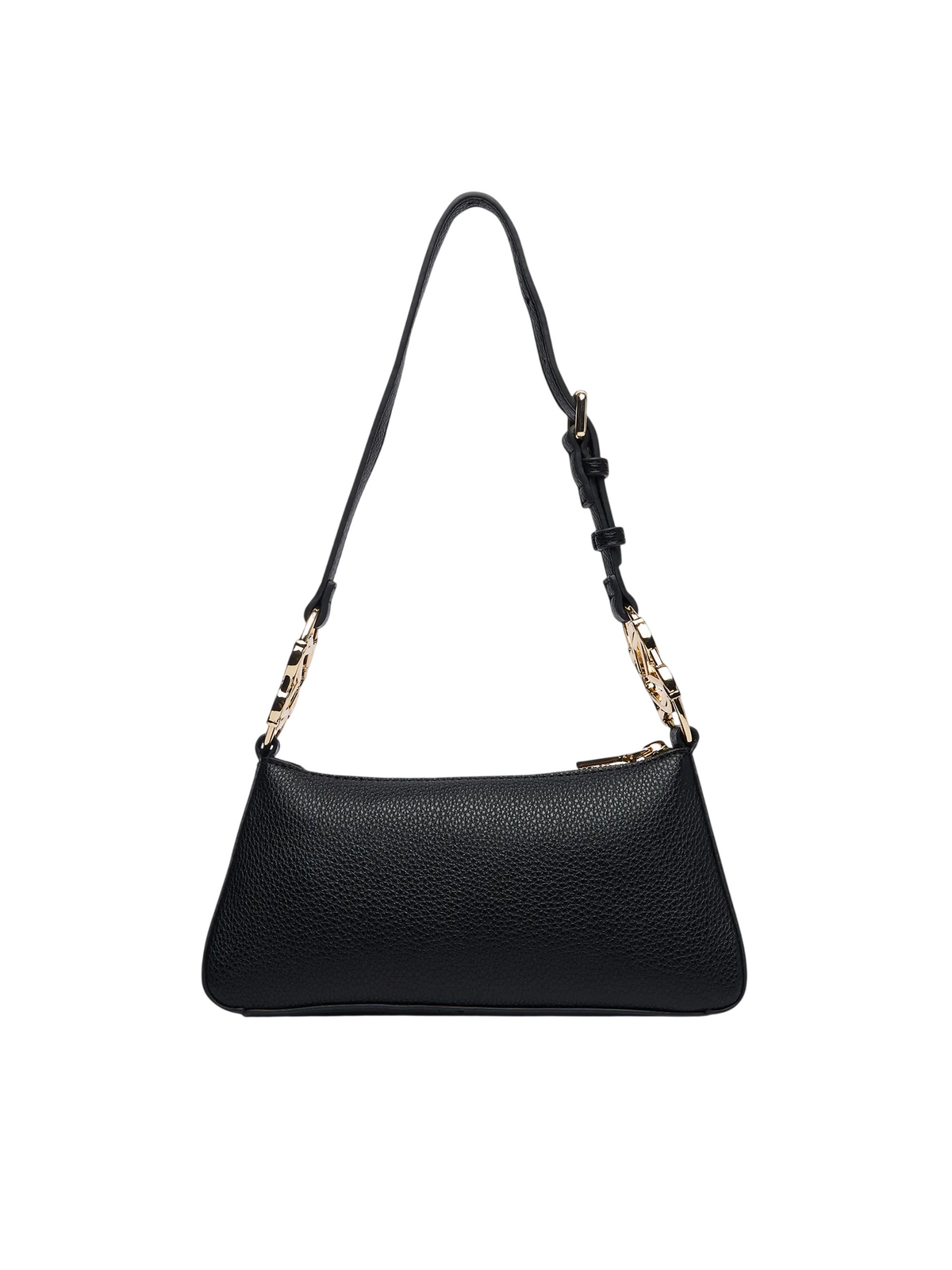 Love Moschino borsa a tracolla in ecopelle martellata nero oro JC4007PP1P-LB0 000 MOSCHINO LOVE
