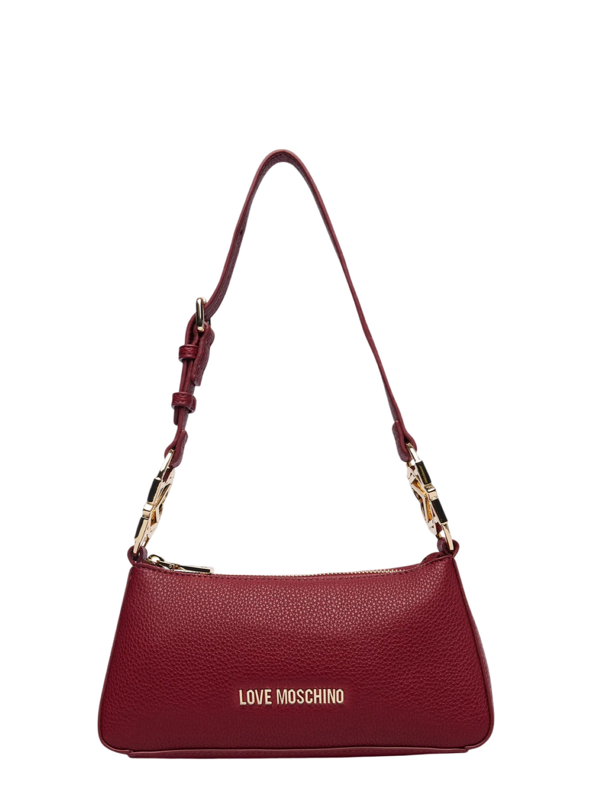 Love Moschino borsa a tracolla in ecopelle martellata bordeaux oro JC4007PP1P-LB0 552 MOSCHINO LOVE