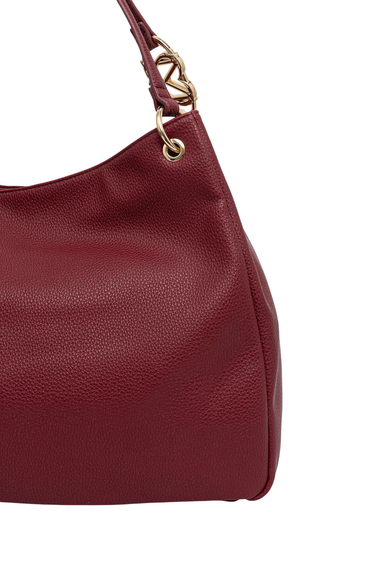 Love Moschino borsa tote a spalla in ecopelle martellata bordeaux JC4014PP1P-LB0 552 MOSCHINO LOVE