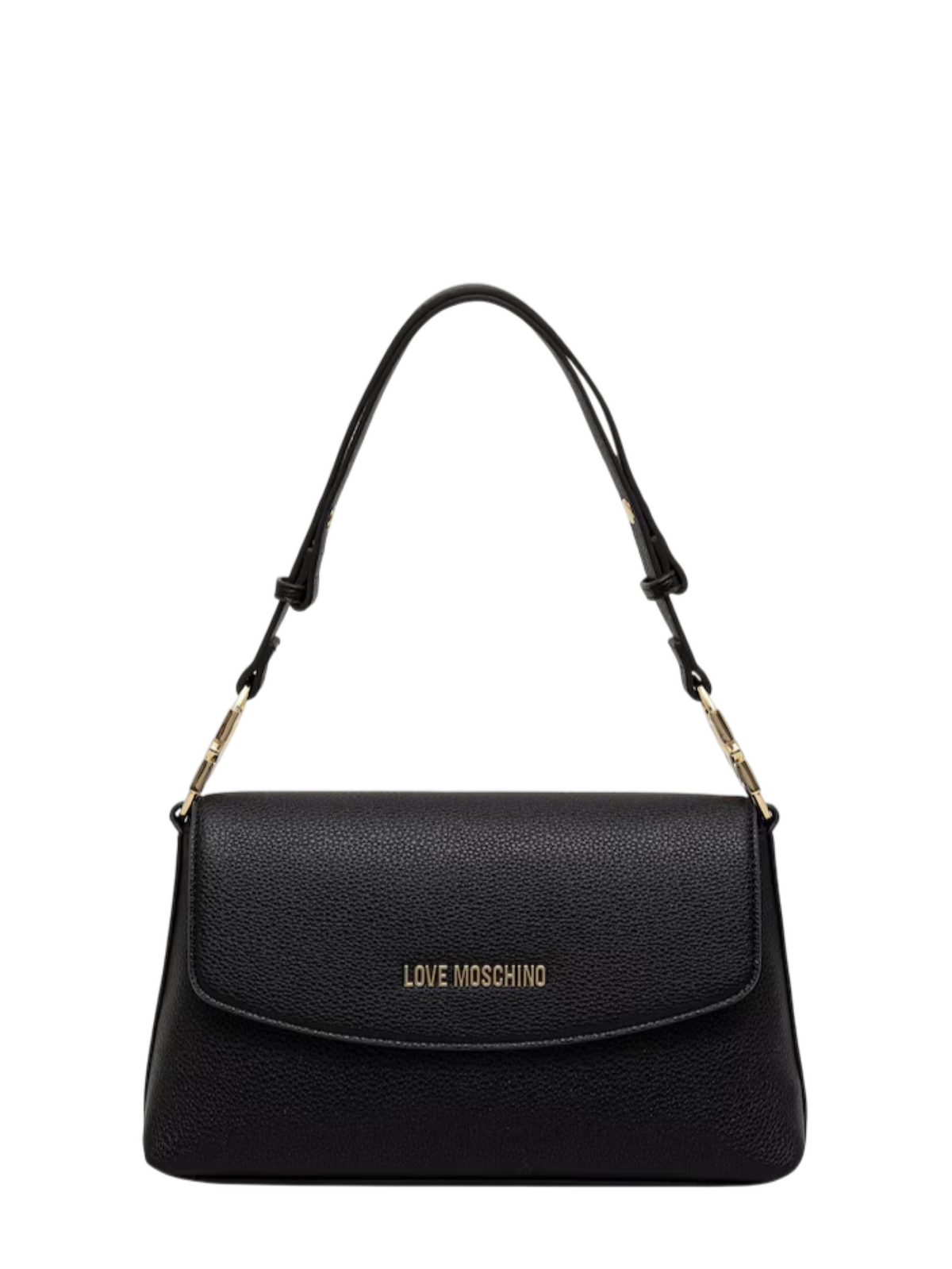 Love Moschino borsa a spalla in ecopelle martellata nero JC4017PP1P-LB0 000 MOSCHINO LOVE
