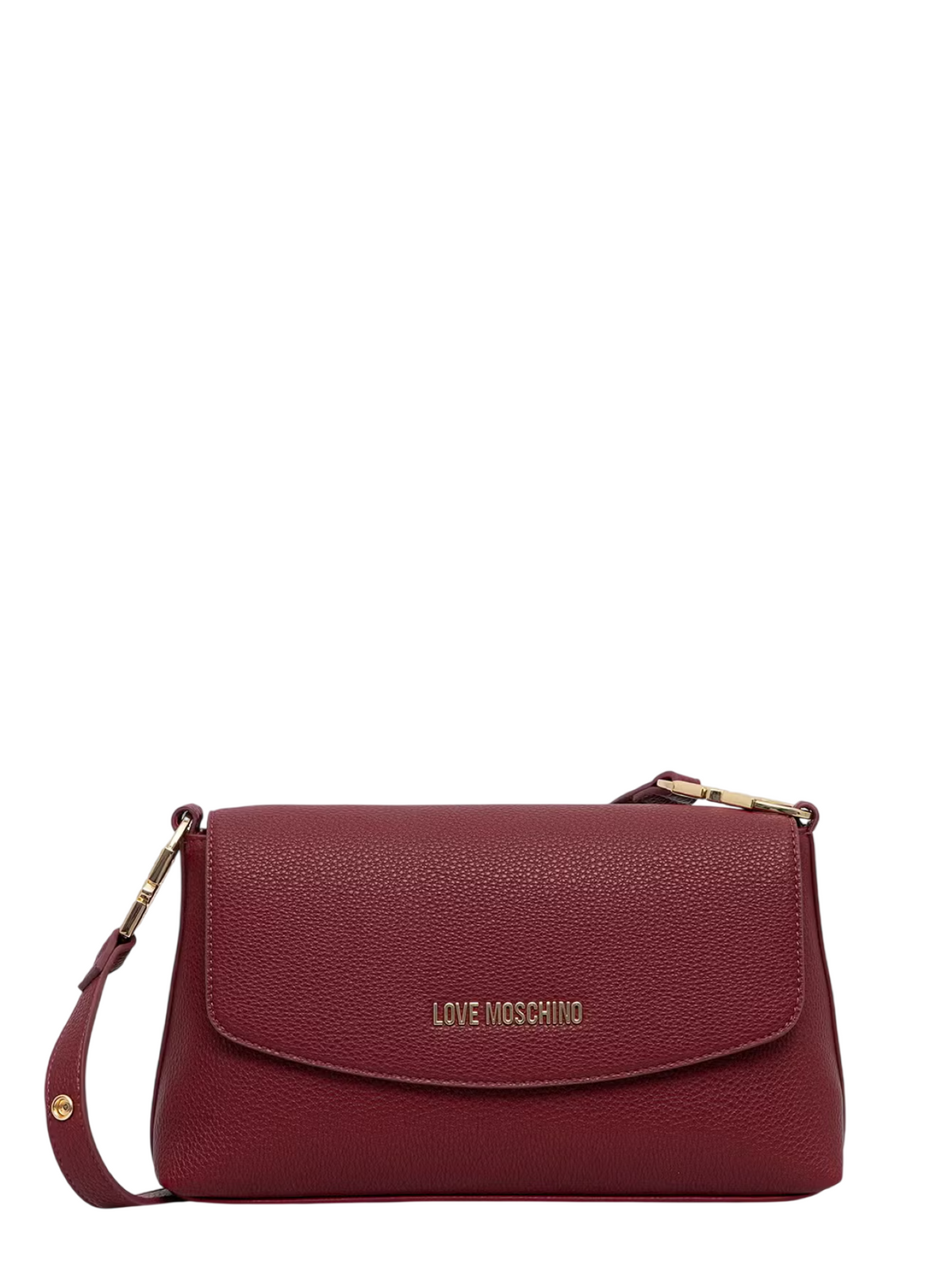 Love Moschino borsa a spalla in ecopelle martellata bordeaux JC4017PP1P-LB0 552 MOSCHINO LOVE