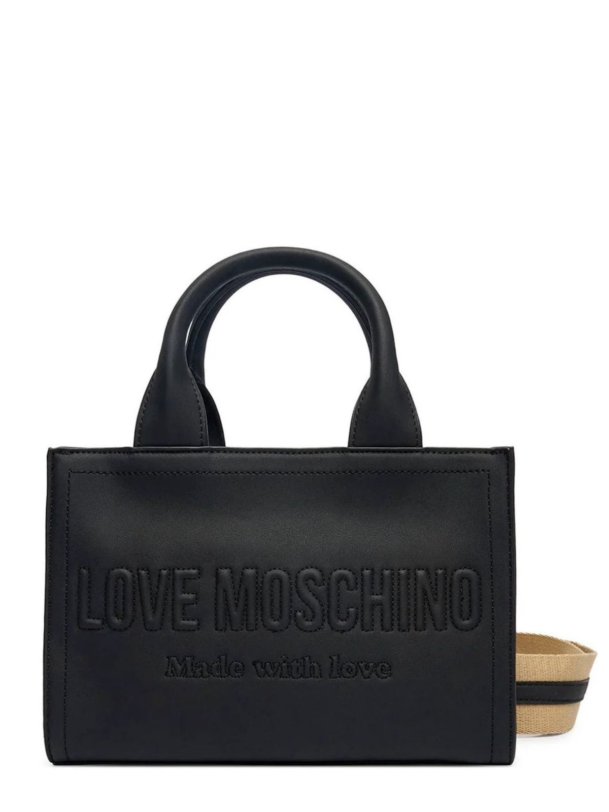 Love Moschino borsa a mano in ecopelle con tracolla nero JC4044PP1P-LE0 000 MOSCHINO LOVE
