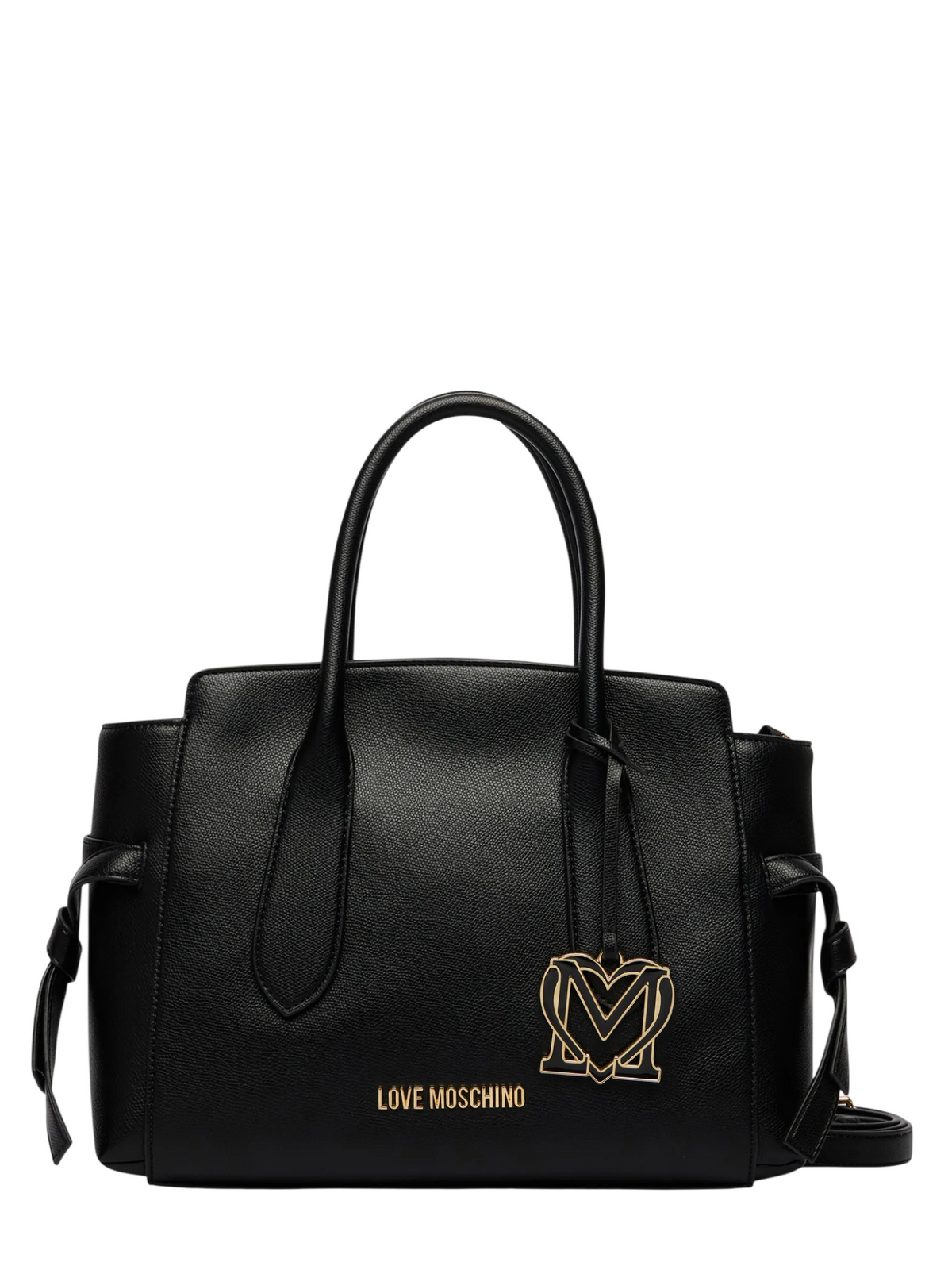 Love Moschino borsa a mano in ecopelle martellata con tracolla nero JC4055PP1P-LL0 000 MOSCHINO LOVE