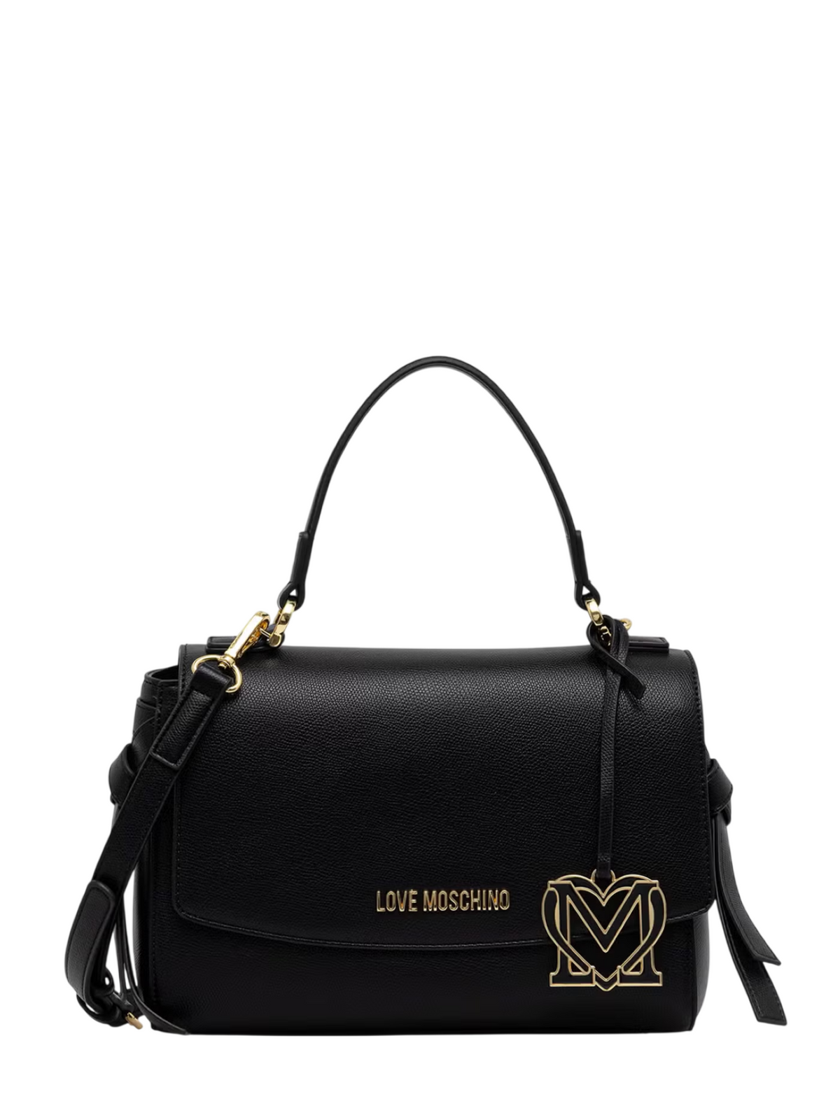 Love Moschino borsa a mano in ecopelle martellata con tracolla nero JC4061PP1P-LL0 000 MOSCHINO LOVE