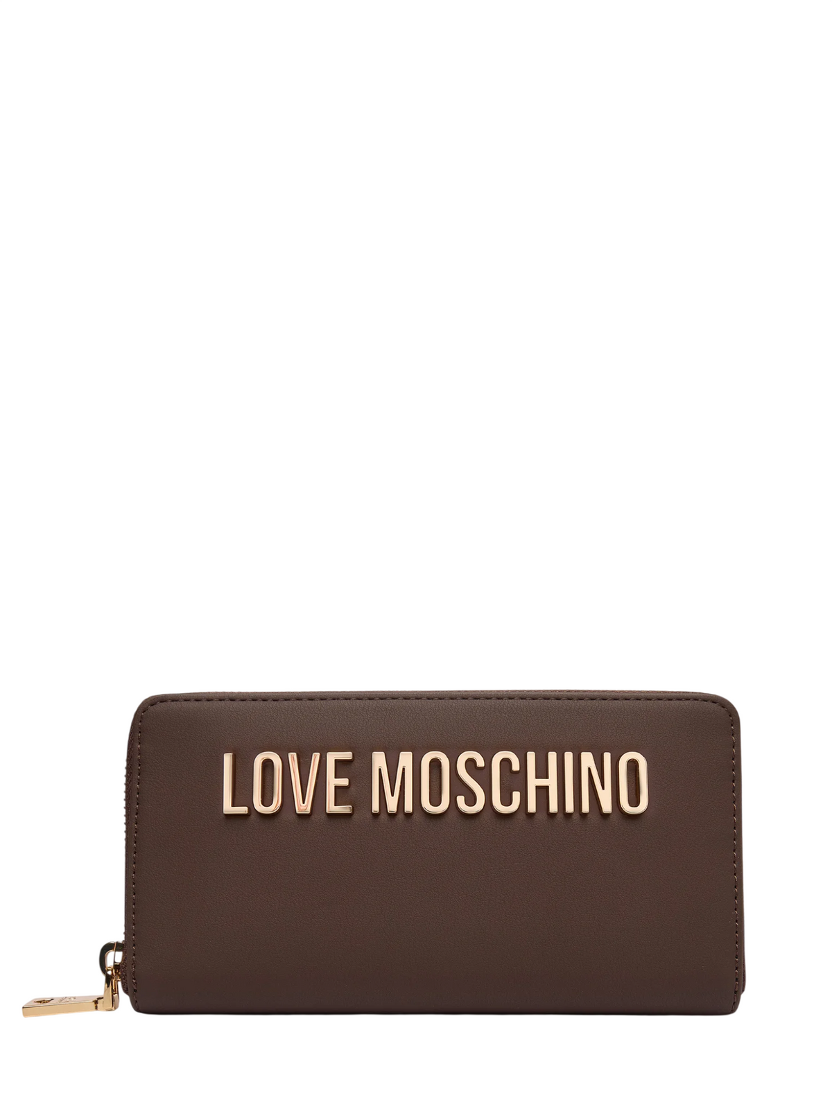 Love Moschino portafogli donna in ecopelle placca logo marrone oro JC5611PP1P-KD0 300 MOSCHINO LOVE