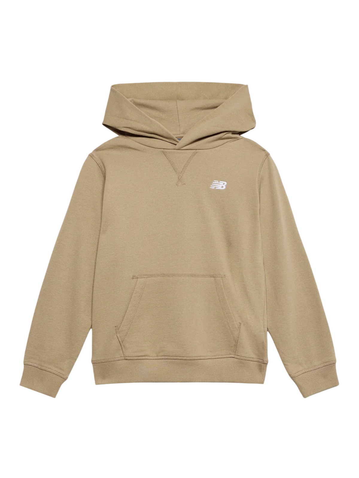 New Balance felpa con cappuccio unisex bambino con logo beige LAKB0003 SOT NEW BALANCE