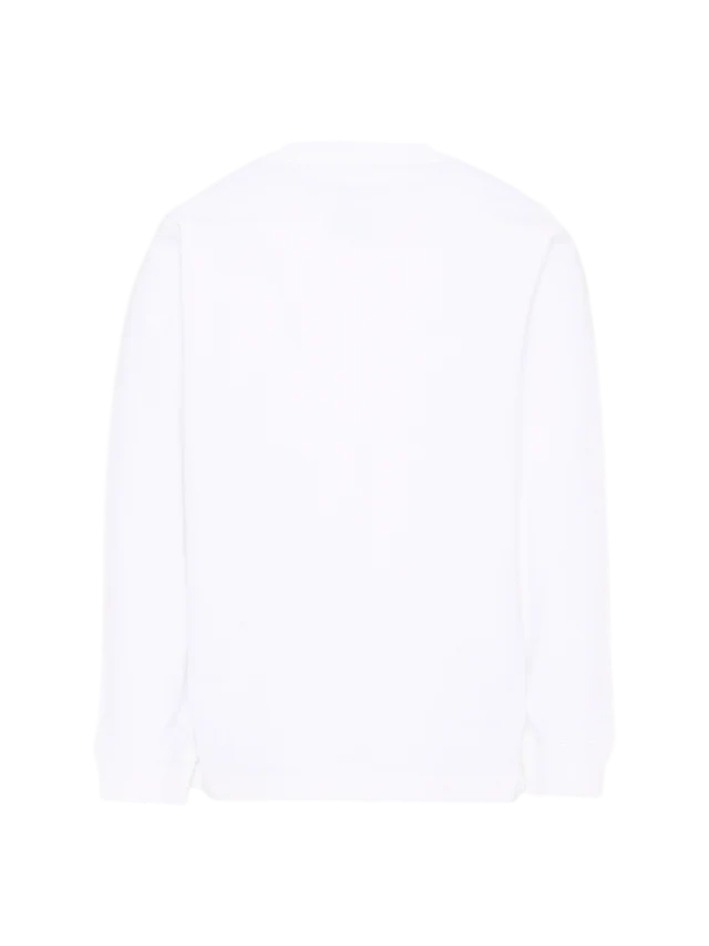 New Balance T-shirt bambino manica lunga con logo bianco LAKB0254 BWE NEW BALANCE
