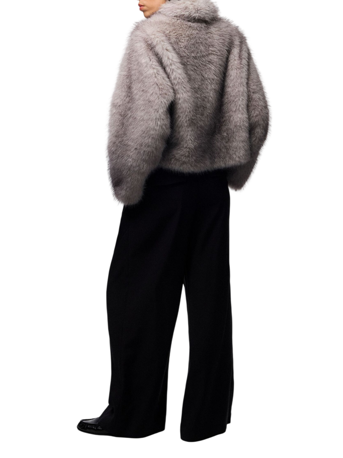 pcjilla short fluffy jacket 17159054 CATHEDRAL SPIRE PIECES