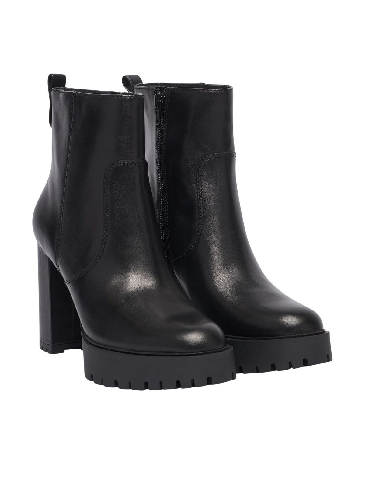 Pinko stivaletti alti tronchetto Clara in pelle nero SD0577P001 Z99 PINKO