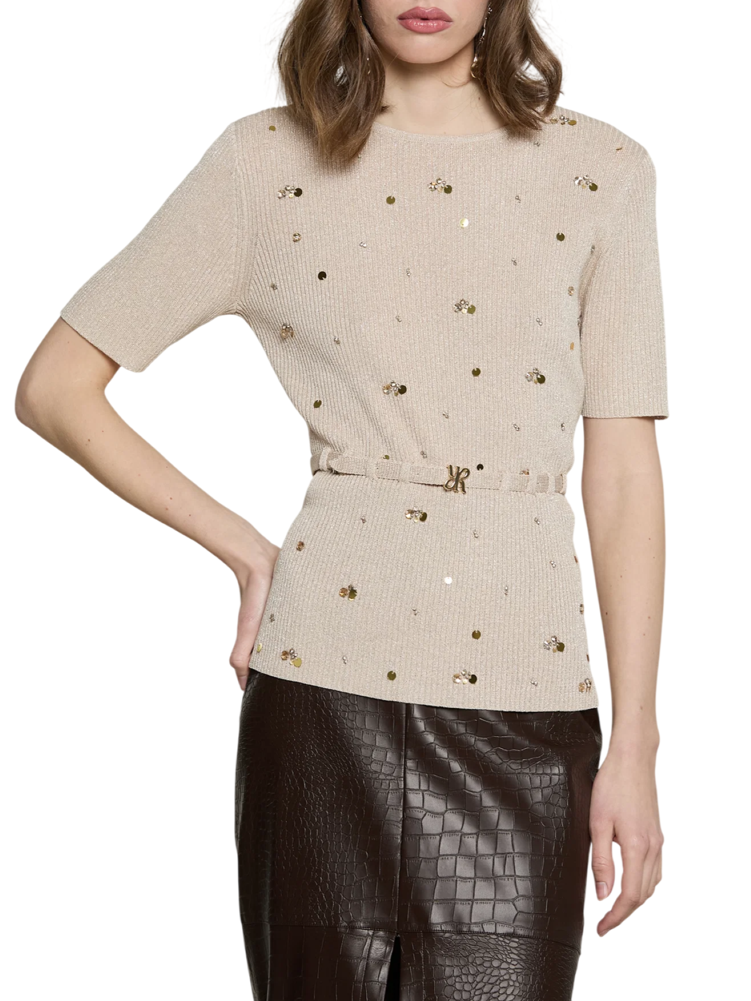 mm c/paill+castoni+cint. c/fibb.logo lurex STRONGER 2953 RELISH
