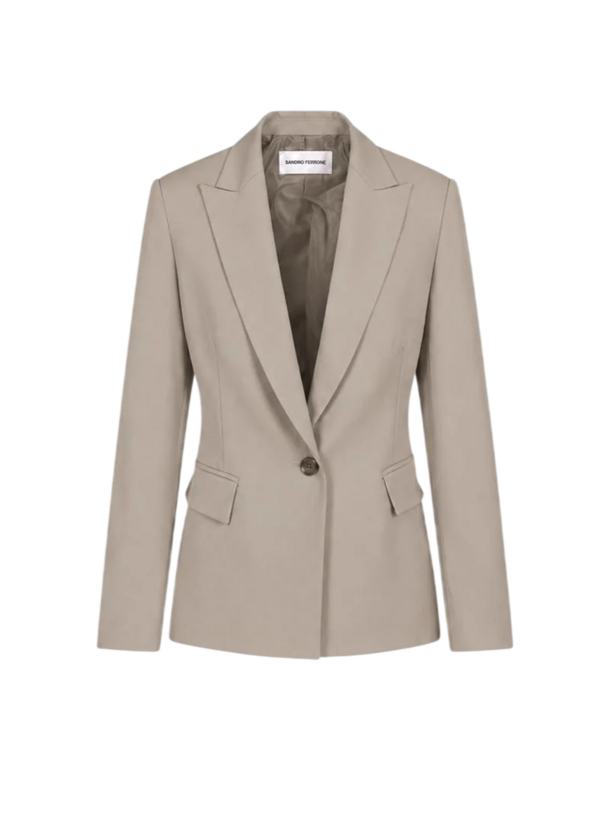 Sandro Ferrone giacca blazer monopetto donna Bianca tortora S15YBGBIANCA PIETRA Sandro FERRONE