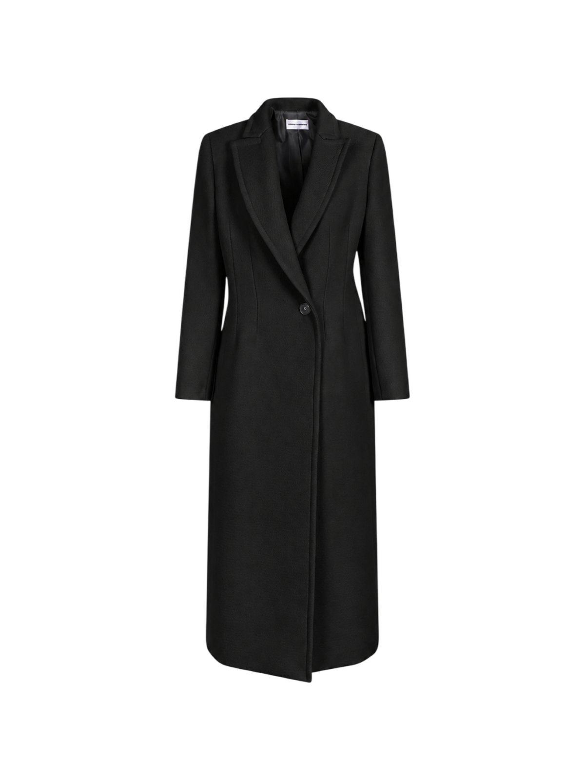 Sandro Ferrone cappotto lungo doppiopetto misto lana twill nero S15YBGULISSE NERO Sandro FERRONE