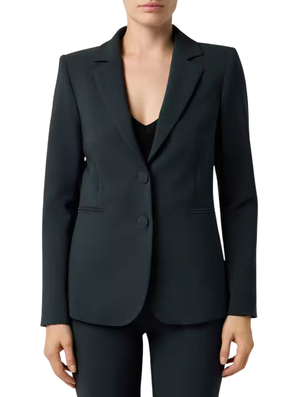 Sandro Ferrone giacca blazer donna monopetto Basile verde bosco S18YBGBASILE FOREST Sandro FERRONE