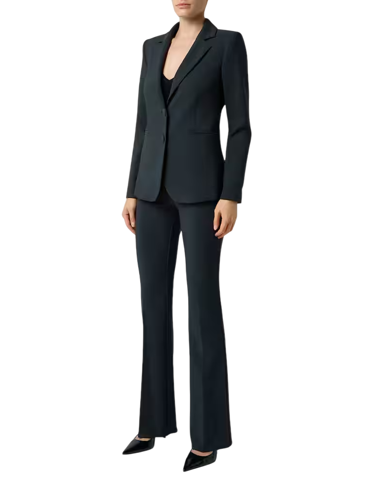 Sandro Ferrone giacca blazer donna monopetto Basile verde bosco S18YBGBASILE FOREST Sandro FERRONE