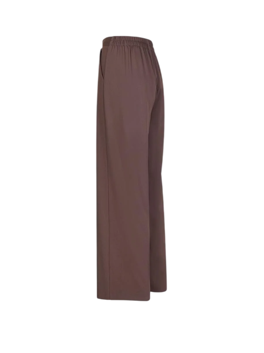 Sandro Ferrone pantaloni palazzo donna misto modal marrone S39YBGFPALAZZOVIC NOCE Sandro FERRONE