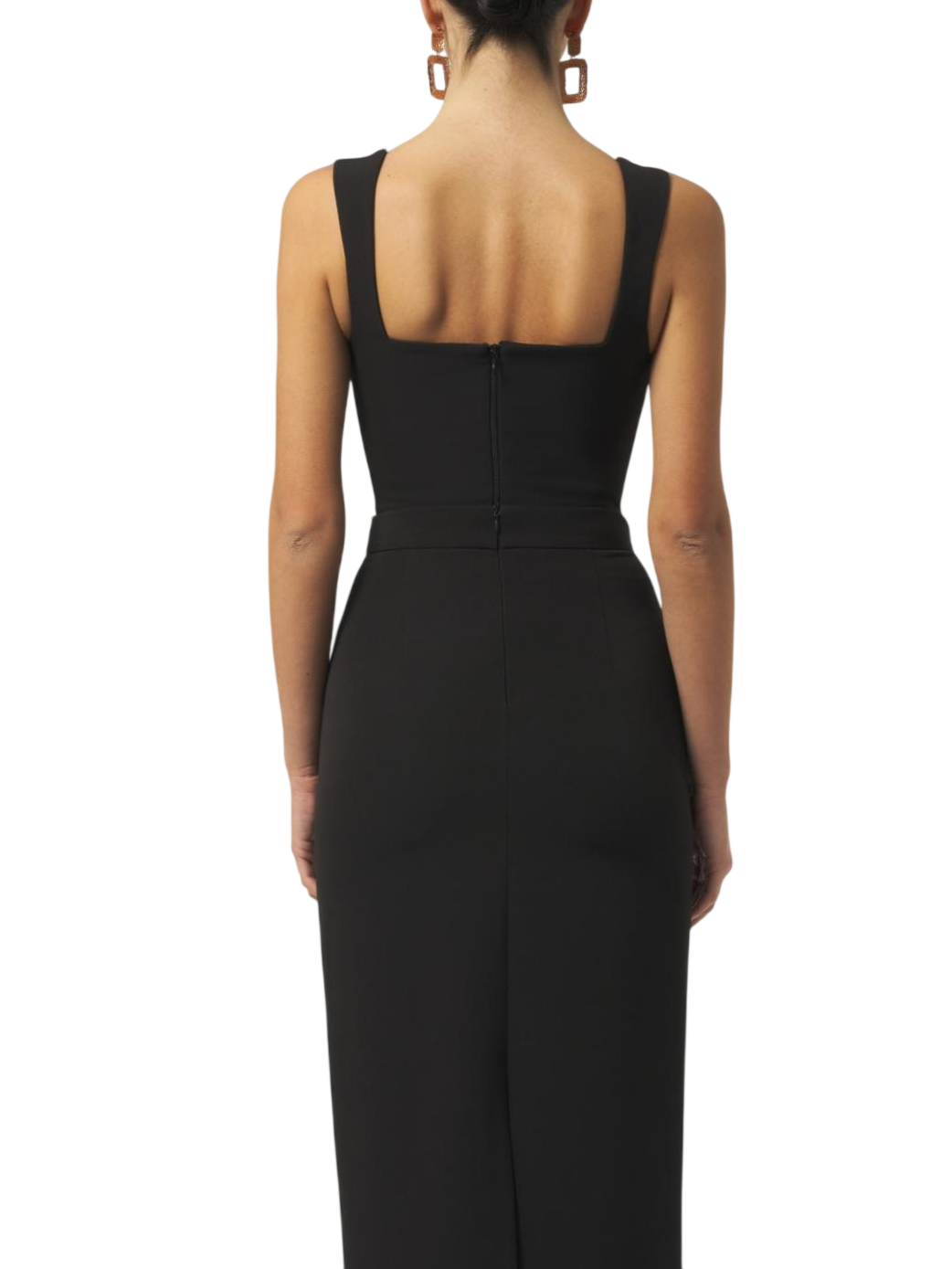 Silence top crop Amber donna nero NP1001AMBER BLACK SILENCE