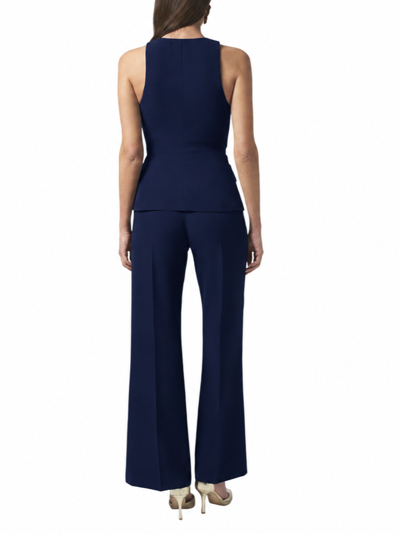 Silence pantaloni flare donna Betty blu SD2025PY NAVY SILENCE