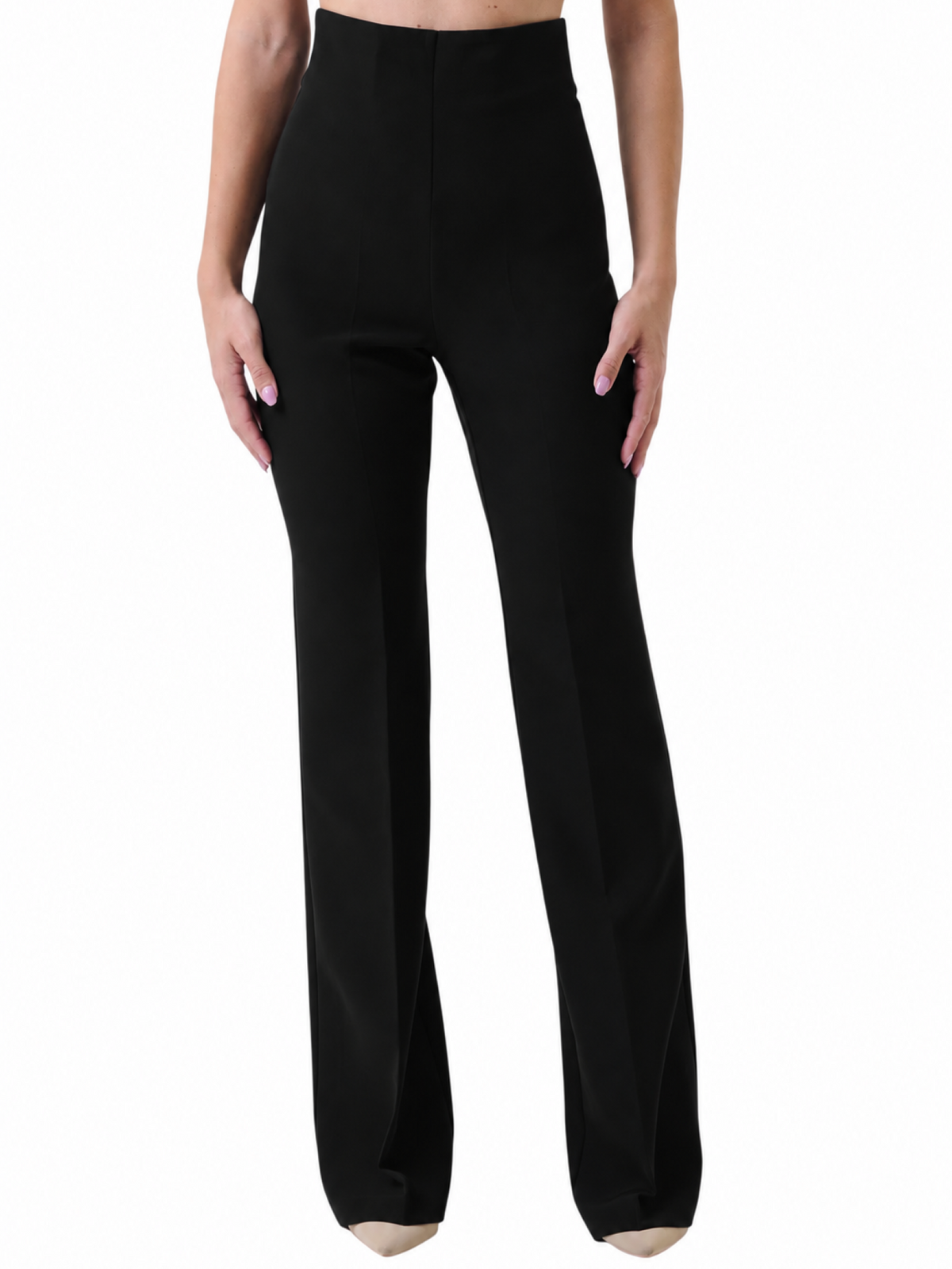 Silence pantaloni a zampa Amber donna nero SLPA050AMBER BLACK SILENCE