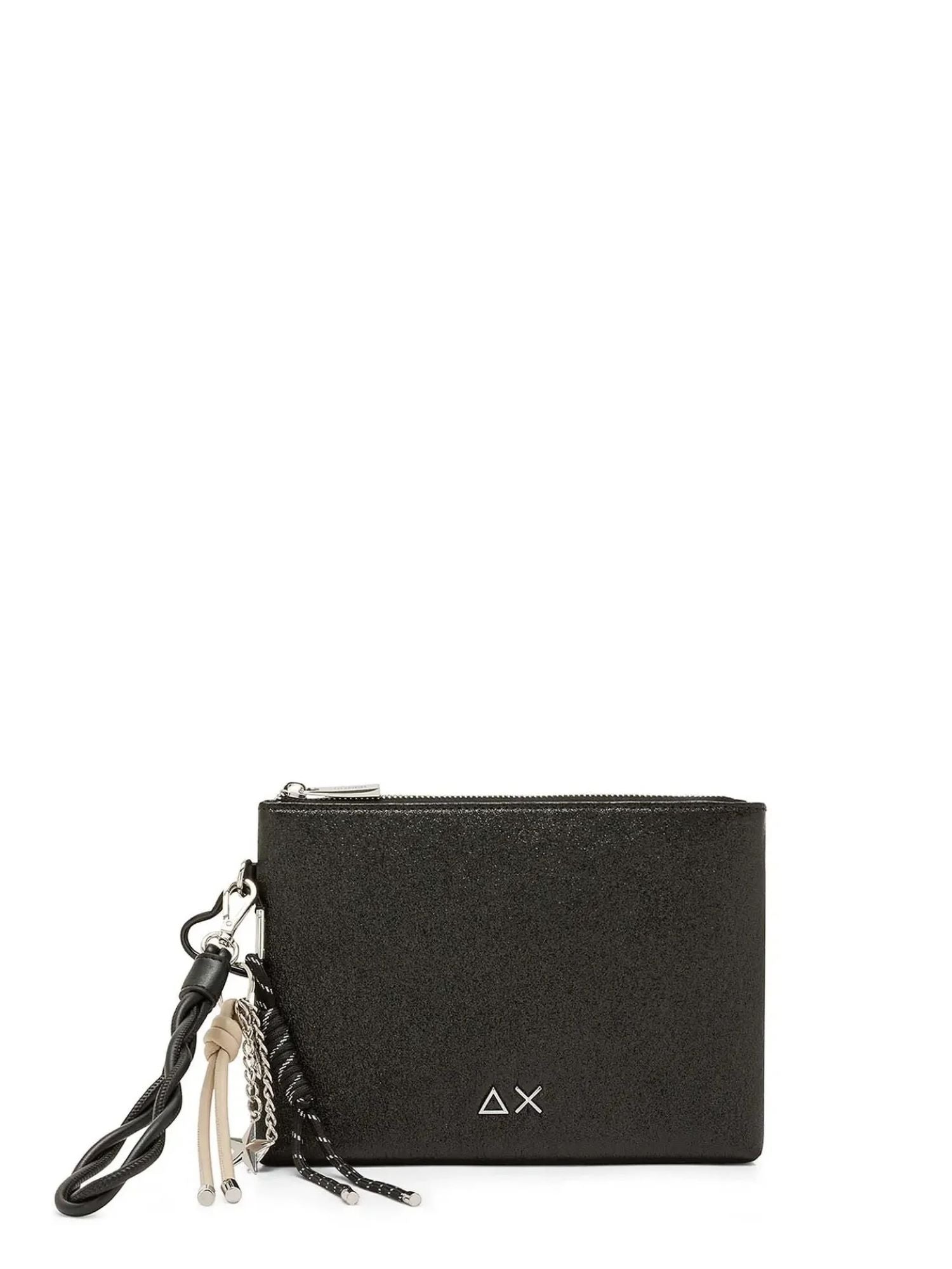 Sun68 pochette donna in scuba laminata con cinturino nero Y46230 11 SUN68