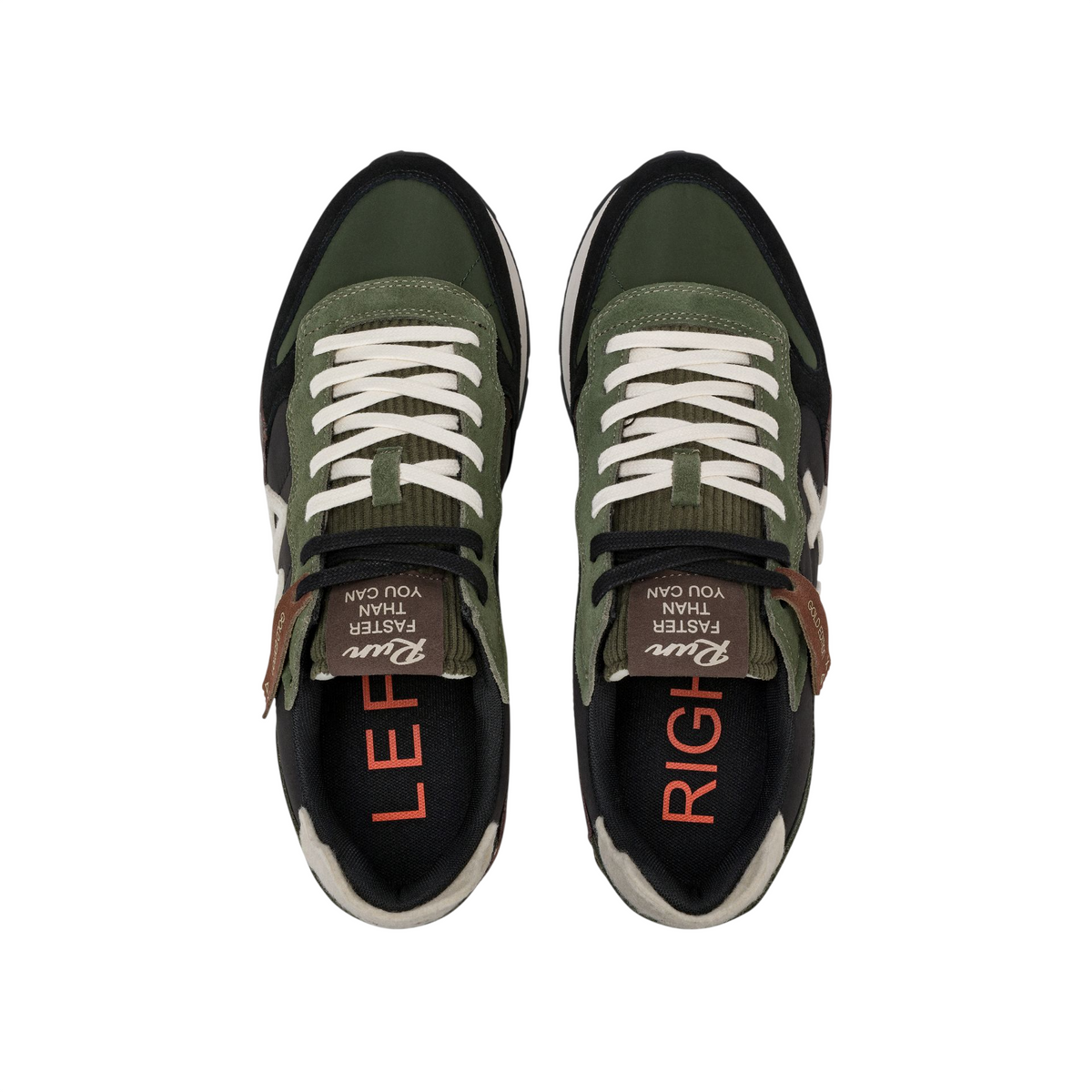 Sun68 sneakers Tom Winter uomo colorblock verde Z46107 MILITARE SCURO SUN68