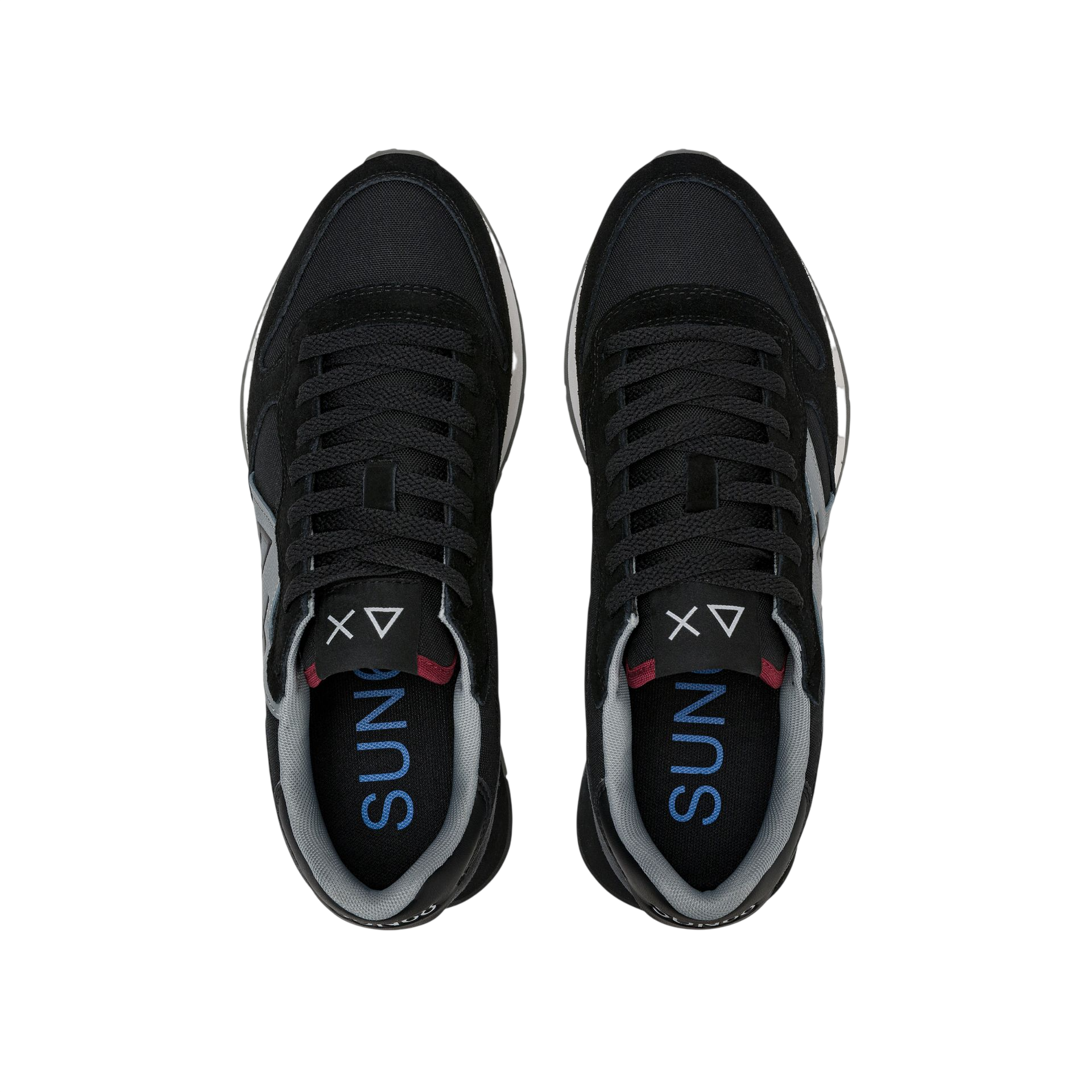 Sun68 sneakers uomo Jaki 2.0 Solid in mesh e tessuto nero Z46121 NERO SUN68