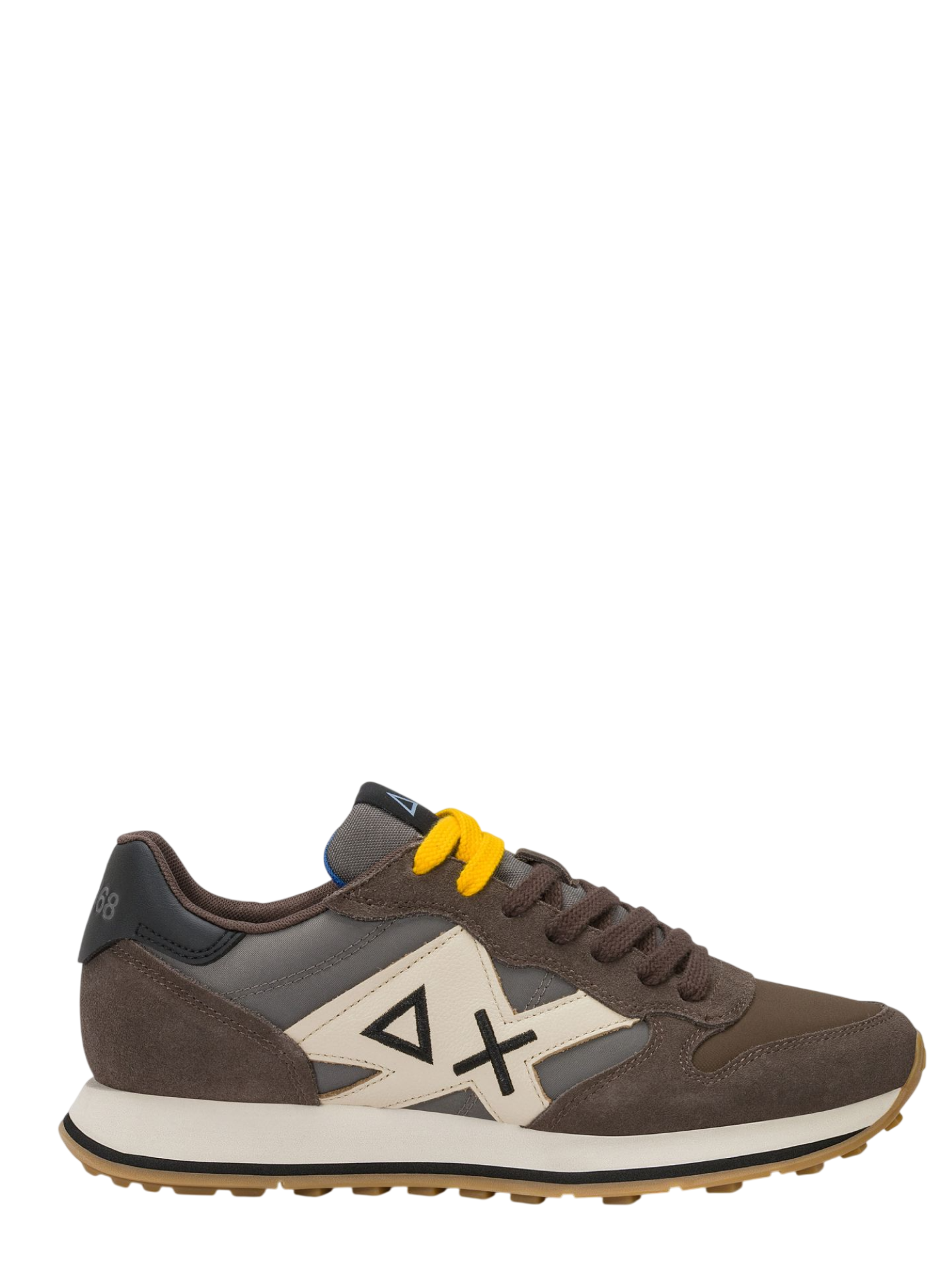Sun68 sneakers Jaki 2.0 Bicolor in suede e tessuto marrone Z46122 MARRONE SUN68