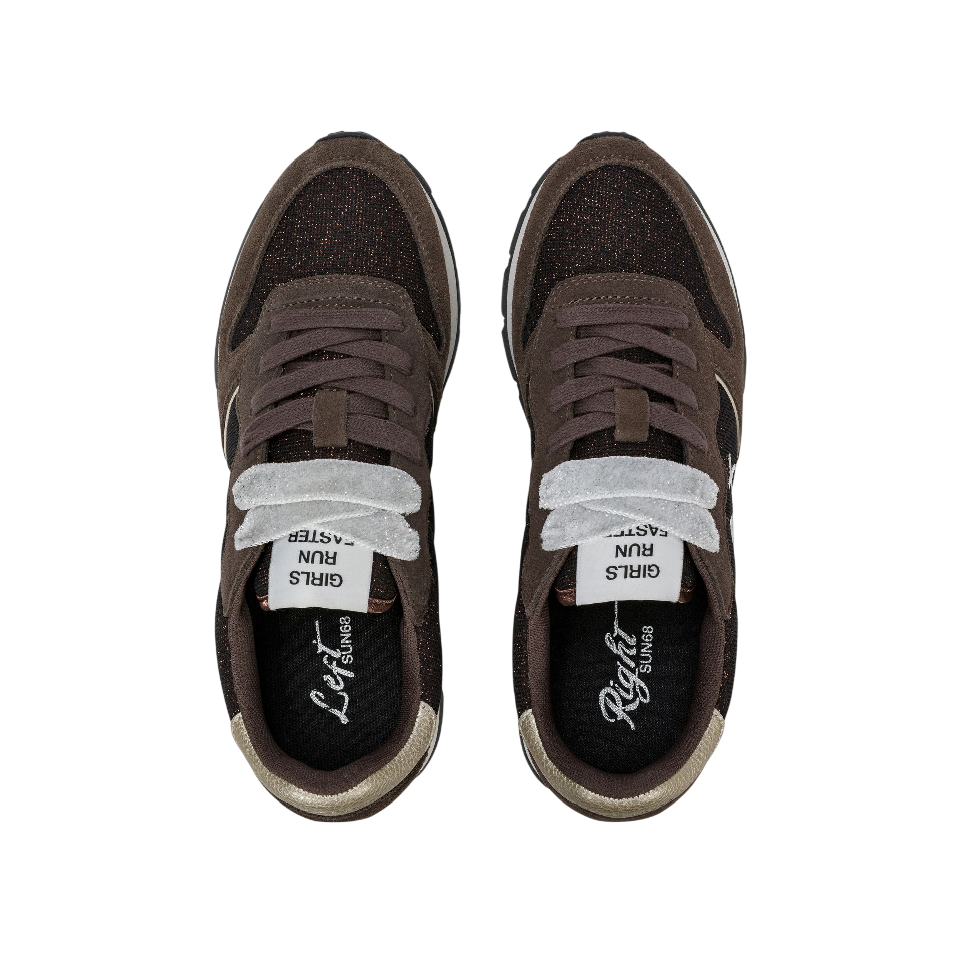 Sun68 sneakers donna Ally Glitter Textile marrone Z46204 MARRONE SUN68