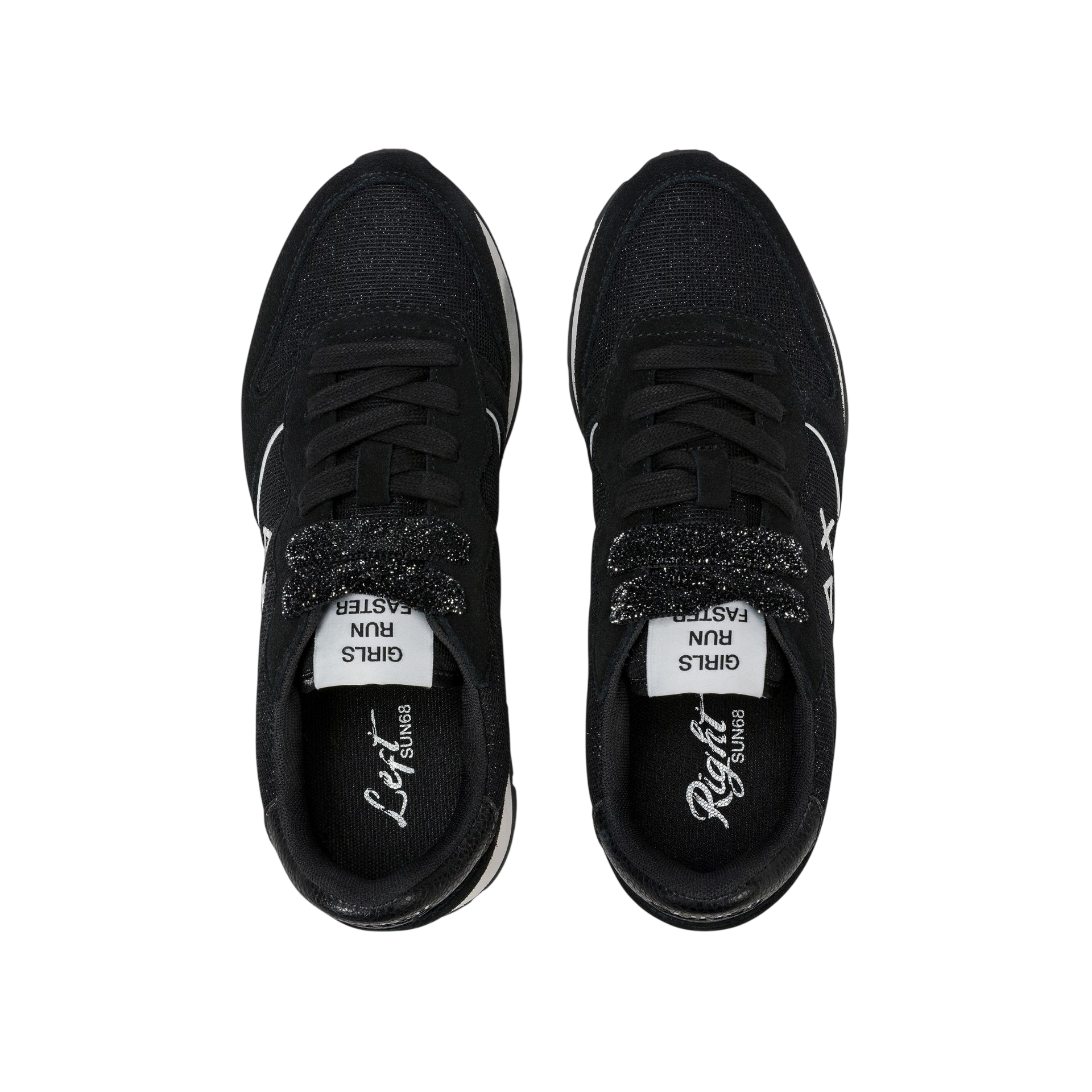 Sun68 sneakers donna Ally Glitter Textile nero Z46204 NERO SUN68