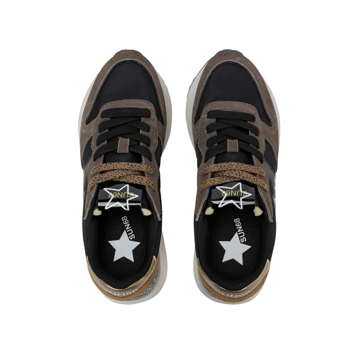 Sun68 sneakers donna Big Stargirl colorblock nero Z46229 NERO SUN68