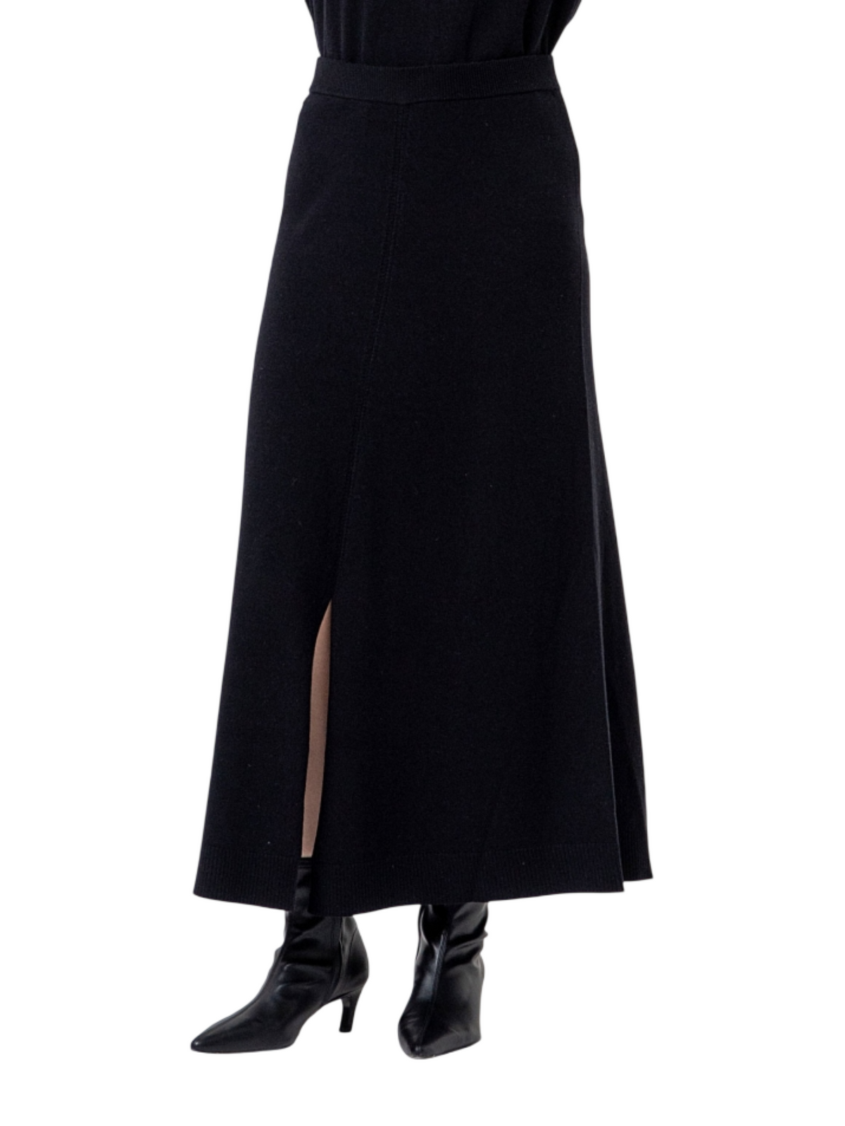 Surkana gonna lunga donna misto alpaca nero 556BAZE633 00 SURKANA