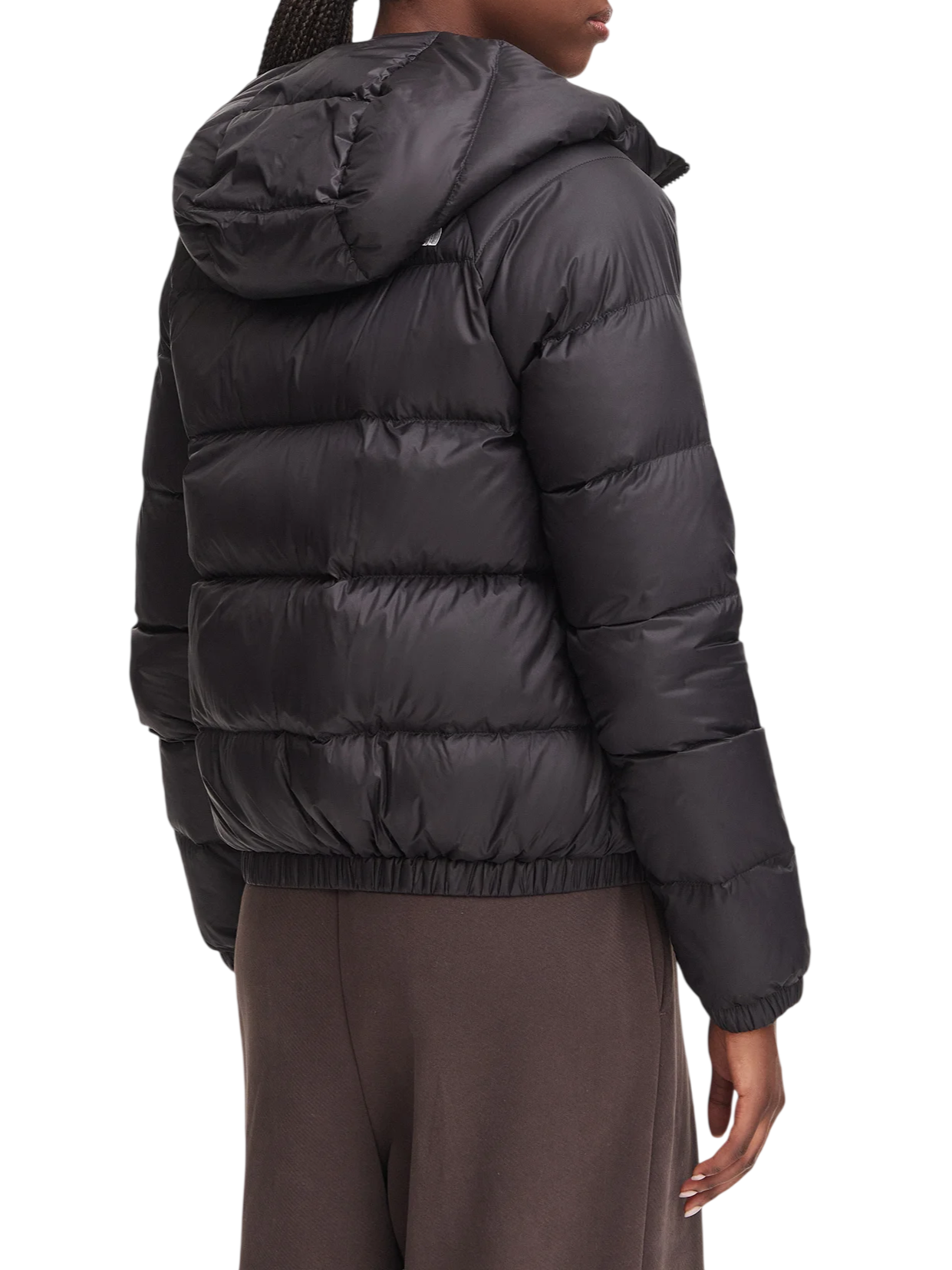 The North Face piumino donna con cappuccio Hydrenalite nero NF0A5GGG JK31 THE NORTH FACE