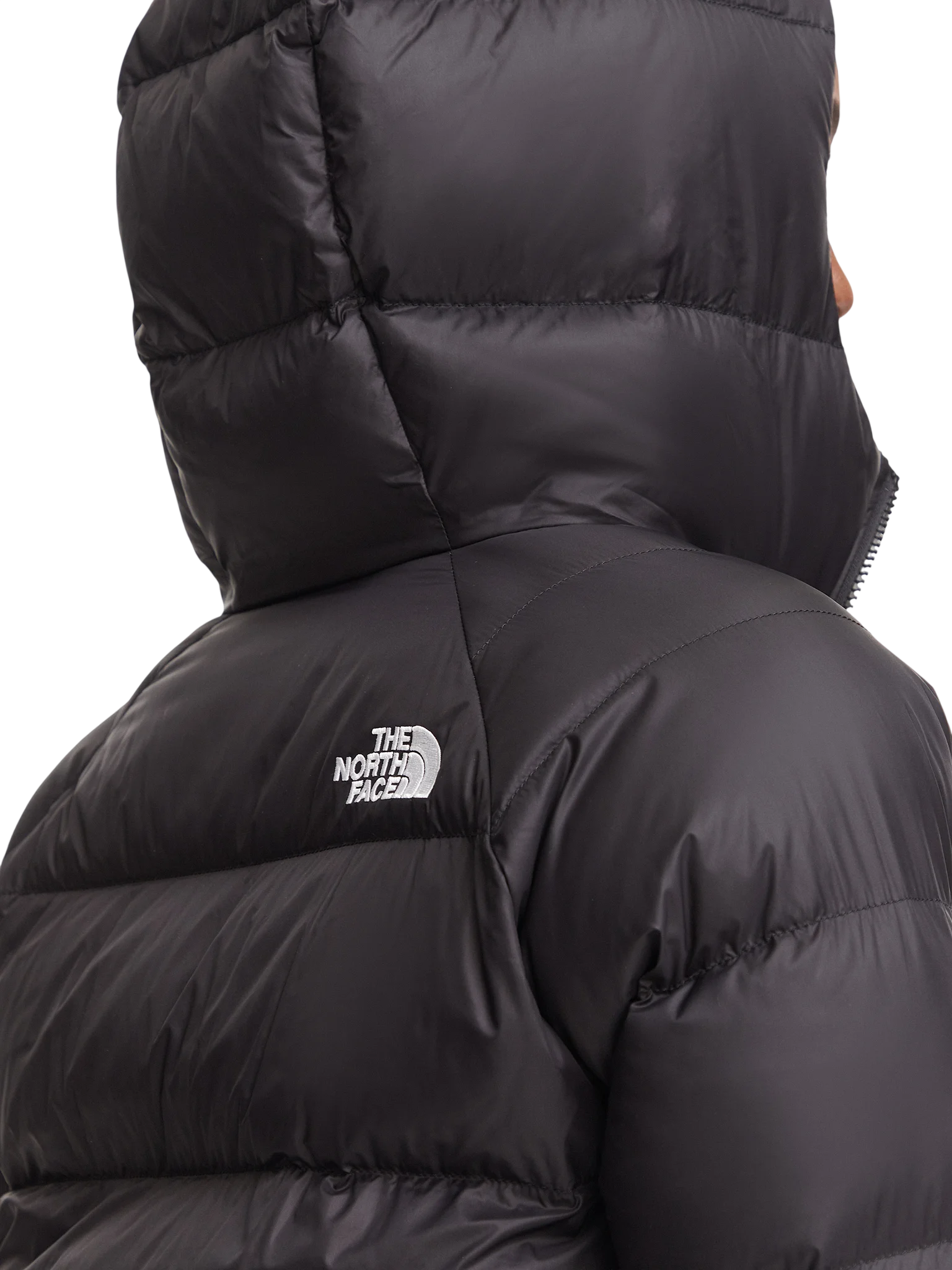 The North Face piumino donna con cappuccio Hydrenalite nero NF0A5GGG JK31 THE NORTH FACE