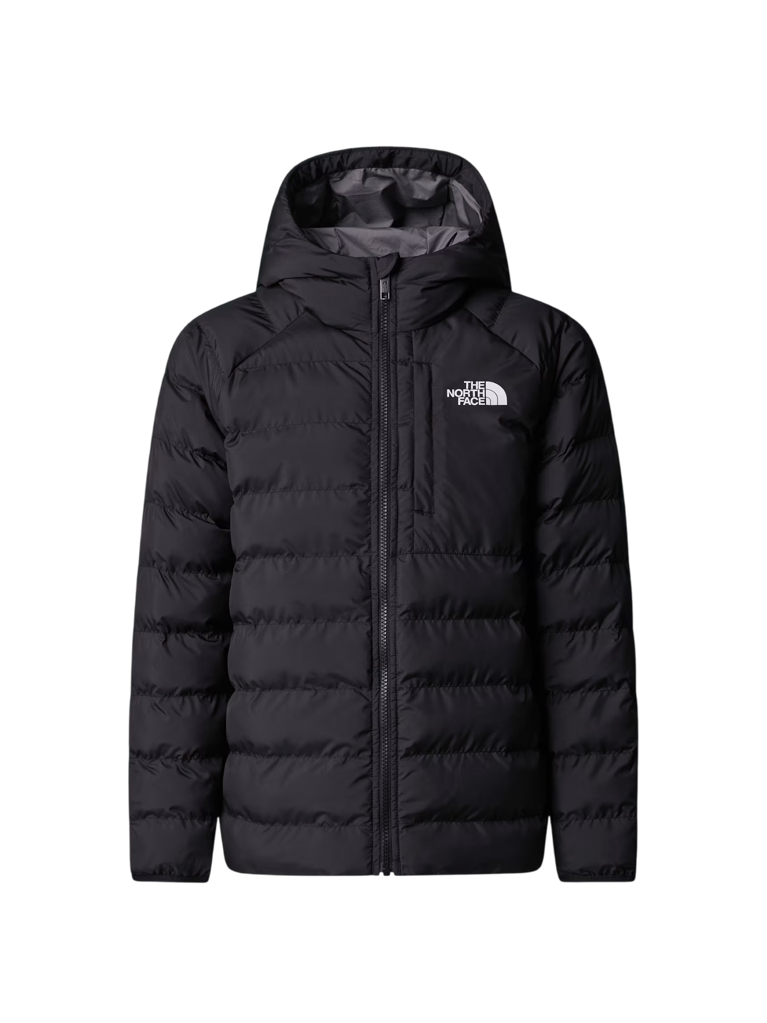 The North Face giubbino imbottito reversibile bambino unisex Perrito nero grigio NF0A88TW WOO1 THE NORTH FACE