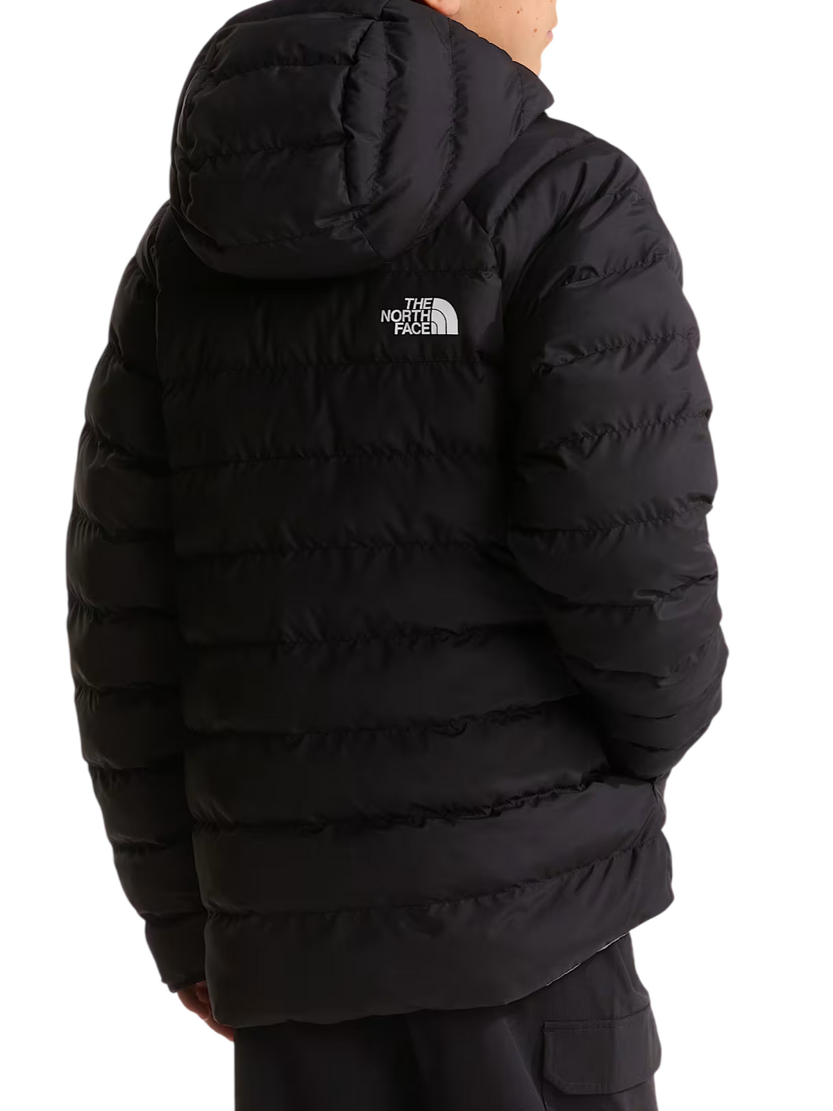 The North Face giubbino imbottito reversibile bambino unisex Perrito nero grigio NF0A88TW WOO1 THE NORTH FACE