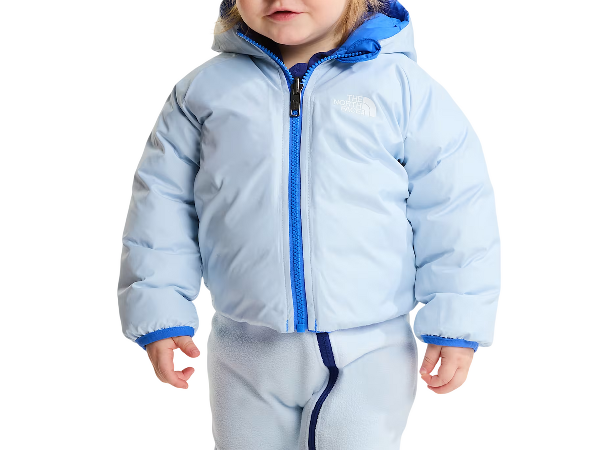 The North Face giubbino imbottito Perrito reversibile neonato celeste NF0A88W3 NLQ1 THE NORTH FACE