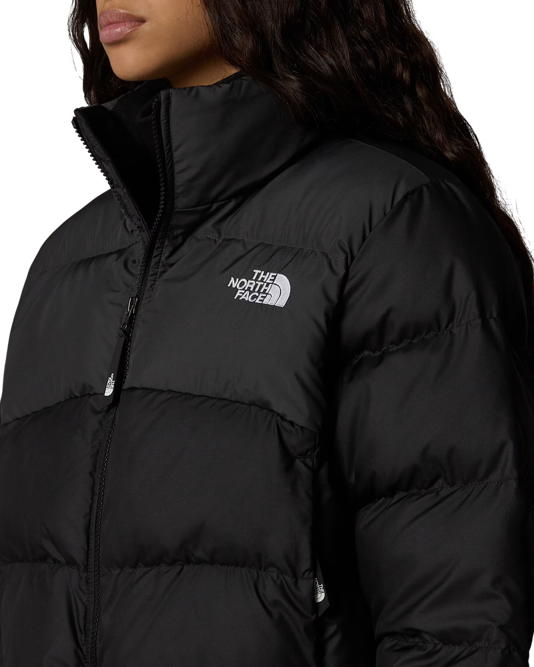 The North Face piumino crop donna Saikuru nero NF0A89JC KT01 THE NORTH FACE