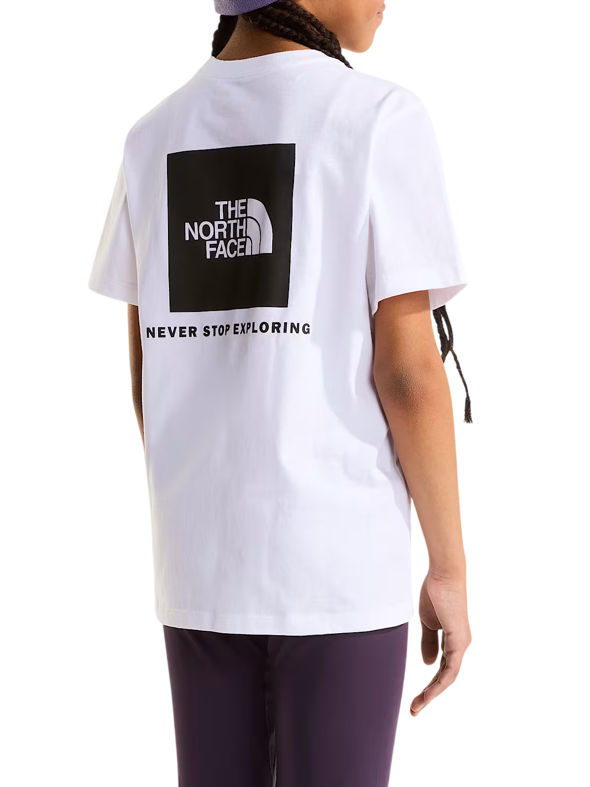 The North Face T-shirt manica corta unisex bambino bianco NF0A8CVA FN41 THE NORTH FACE