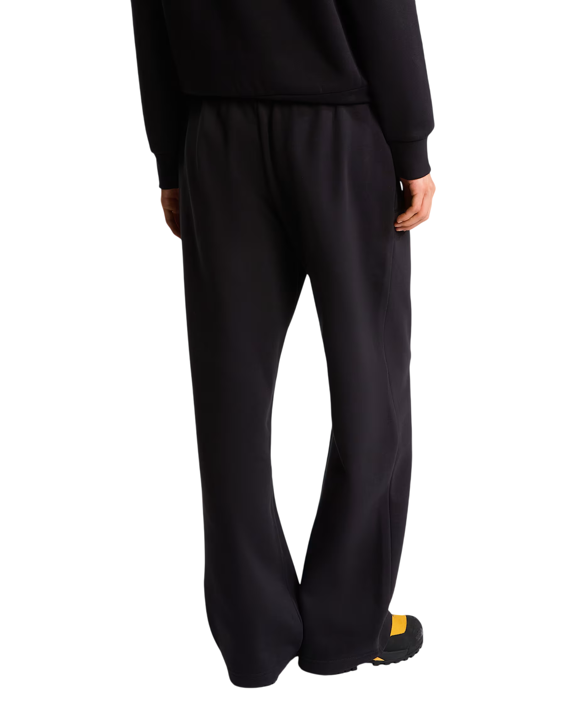 The North Face pantaloni donna Essential in cotone felpato nero NF0A8CWD JK31 THE NORTH FACE