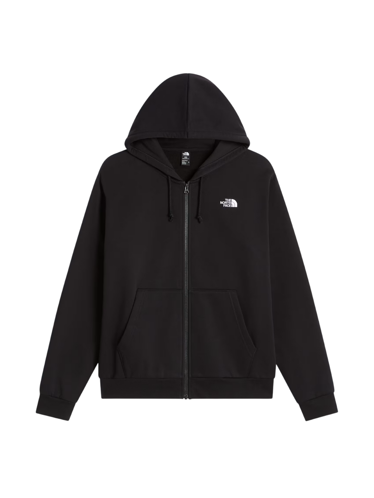 The North Face felpa con zip e cappuccio uomo nero NF0A8EU1 JK31 THE NORTH FACE