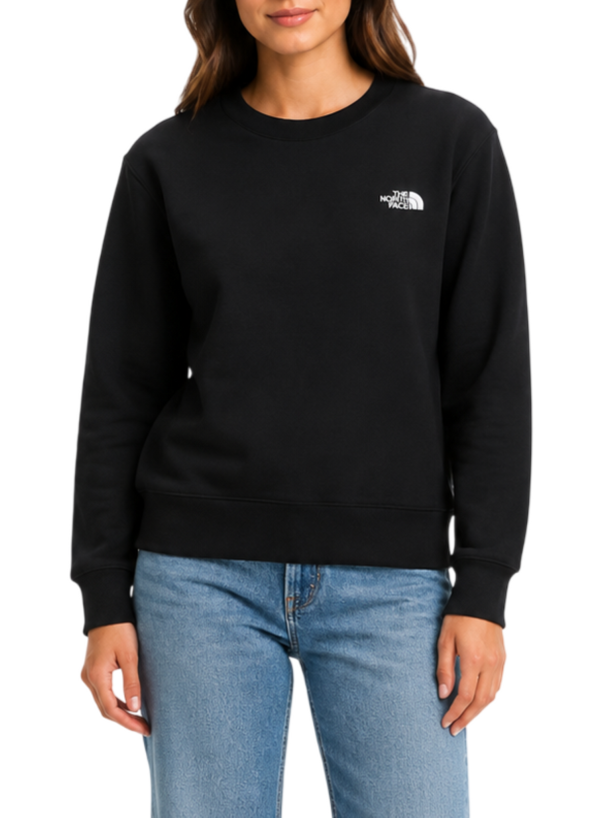 The North Face felpa donna Essential con logo nero NF0A8FXD JK31 THE NORTH FACE