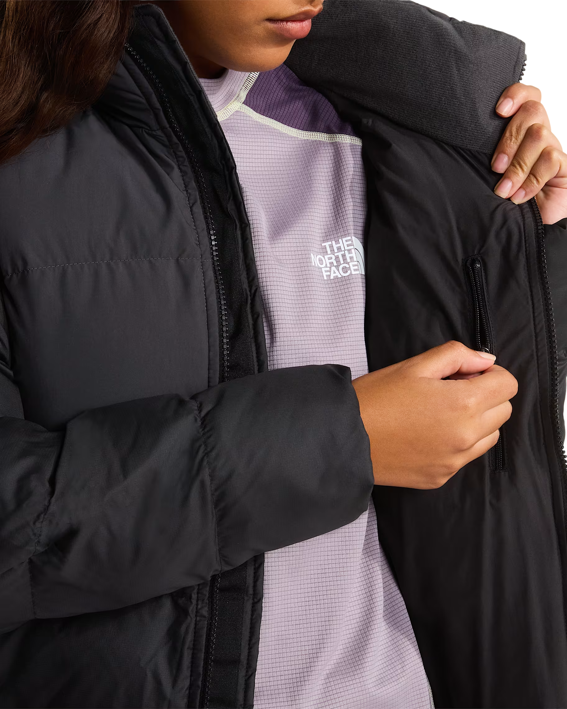 The North Face piumino trapuntato donna Saikuru nero NF0A8GCB KT01 THE NORTH FACE