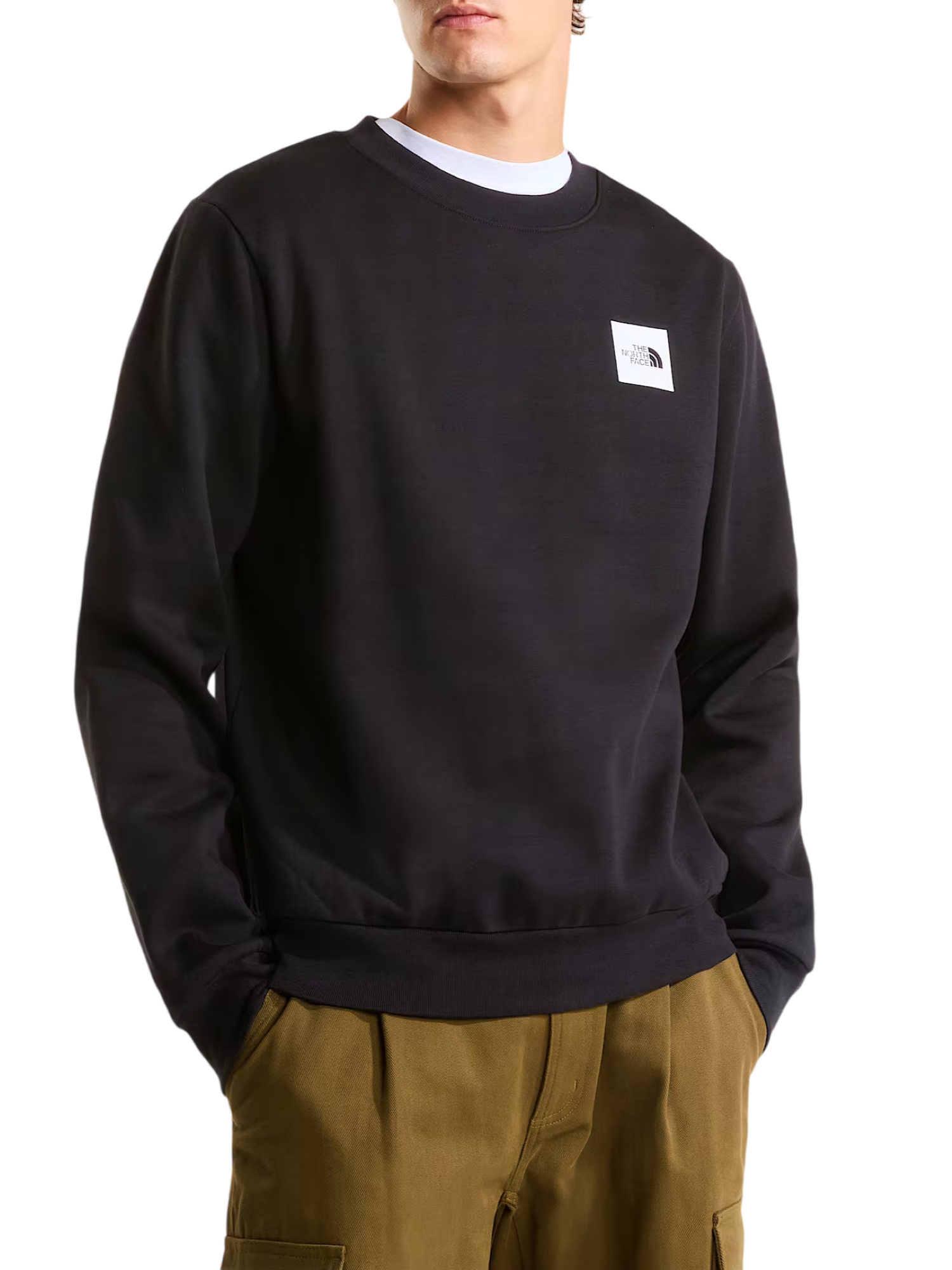 The North Face felpa uomo Box Half Dome nero NF0A8JAY JK31 THE NORTH FACE