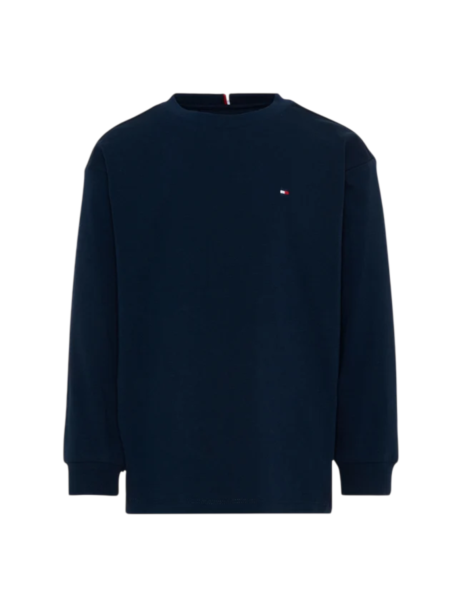 Tommy Hilfiger T-shirt manica lunga in jersey blu KB0KB09846 C1G Tommy Hilfiger