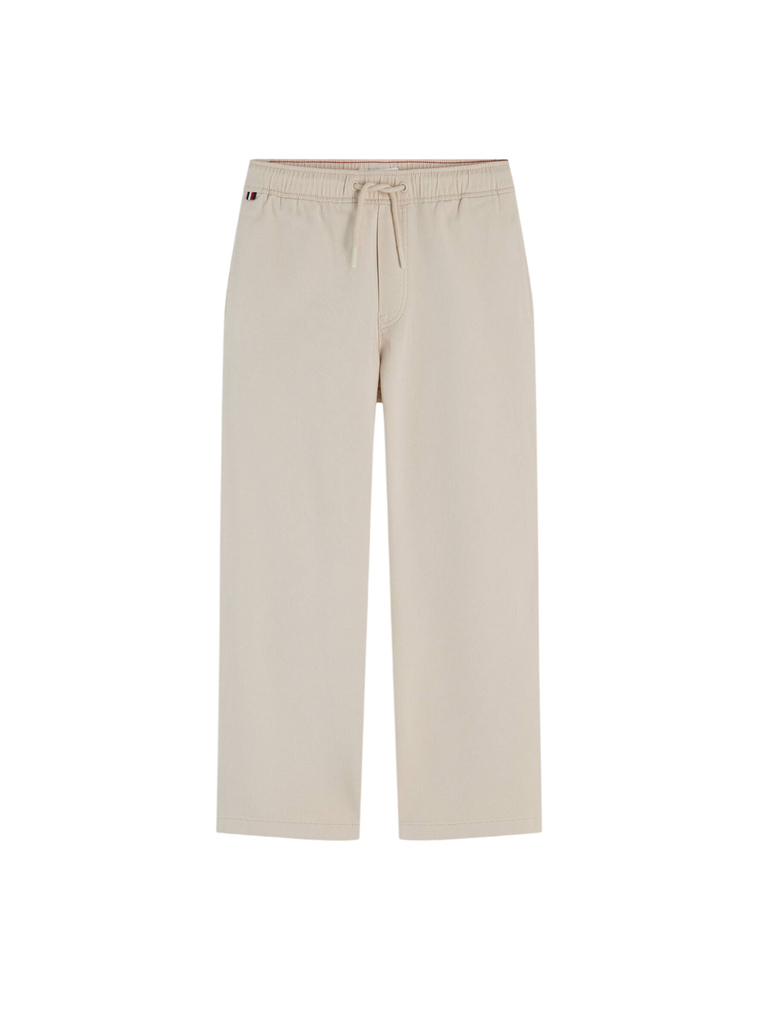Tommy Hilfiger pantaloni bambino baggy con coulisse beige<BR/> KB0KB10282 ACI Tommy Hilfiger