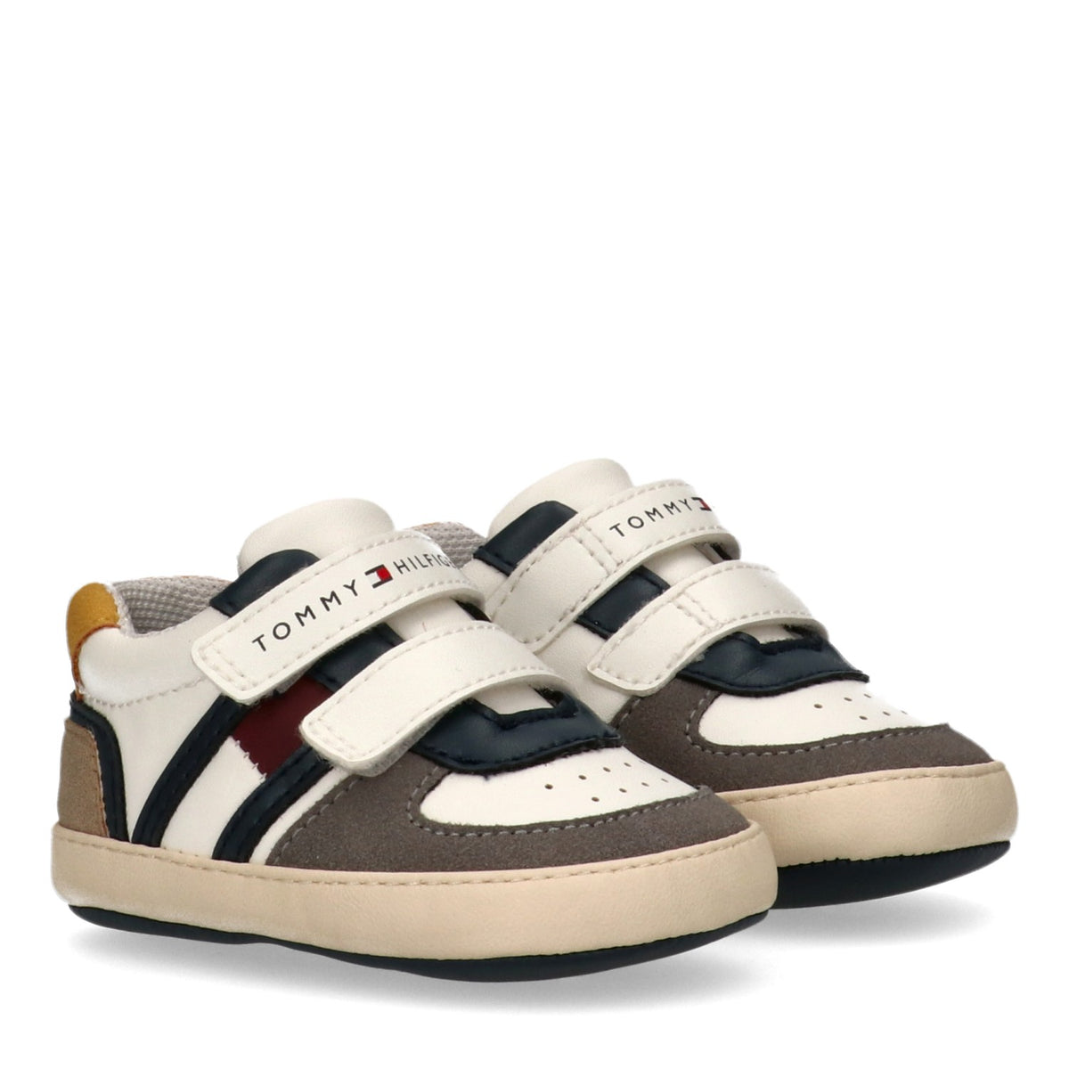 Tommy Hilfiger scarpette da culla neonato colorblock multicolor T0B9-35211-1755 Y913 Tommy Hilfiger