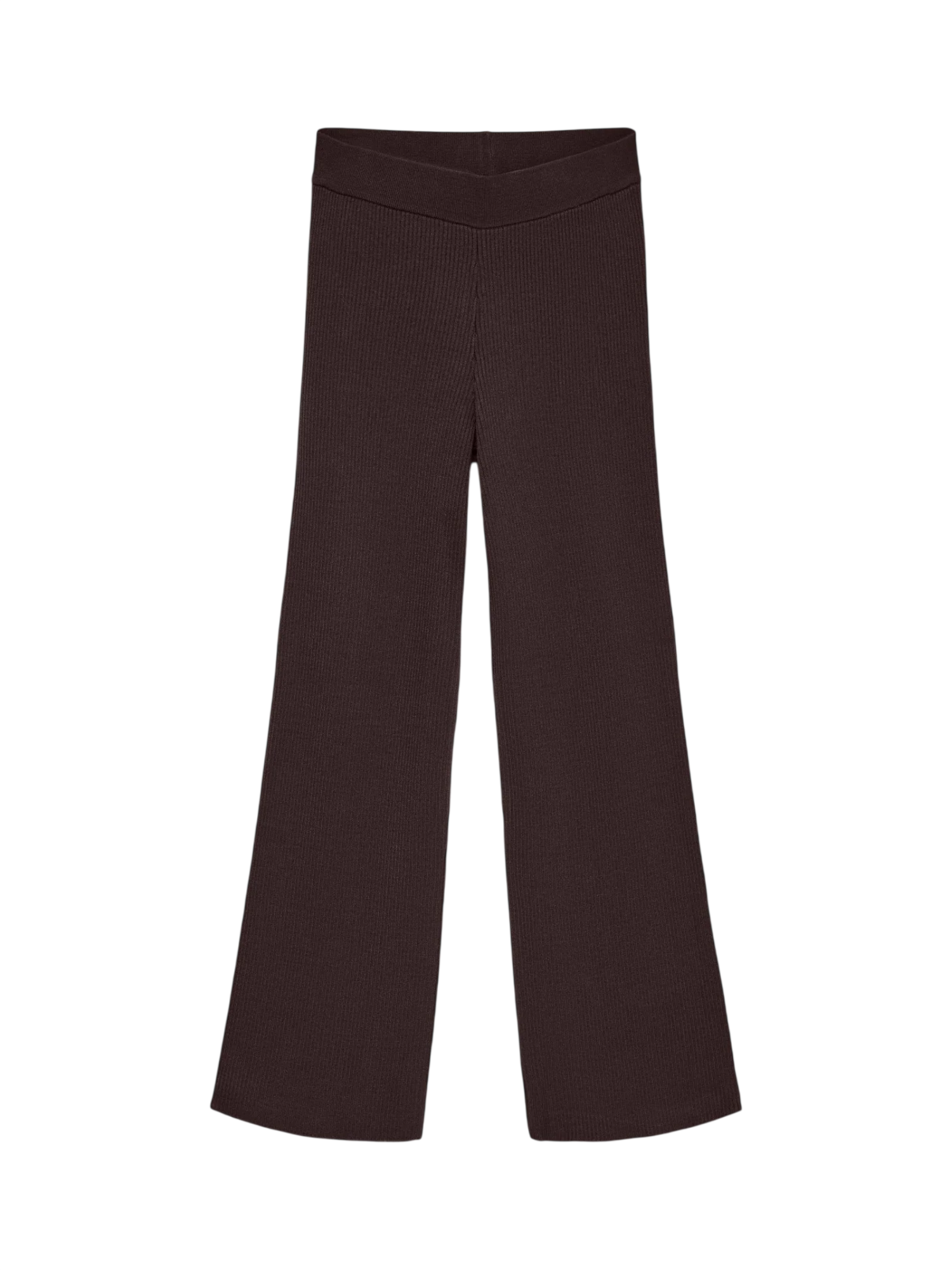 Vero Moda pantaloni in maglia a costine donna marrone 10345717 CHOCOLATE TORTE VERO MODA