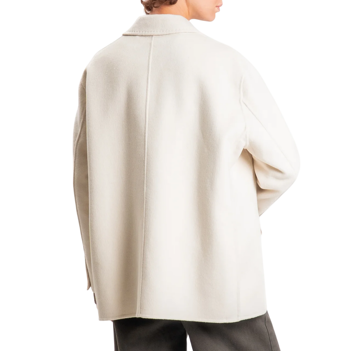 Vicolo cappotto donna stile blazer misto lana panna TAC0005 INTONACO VICOLO