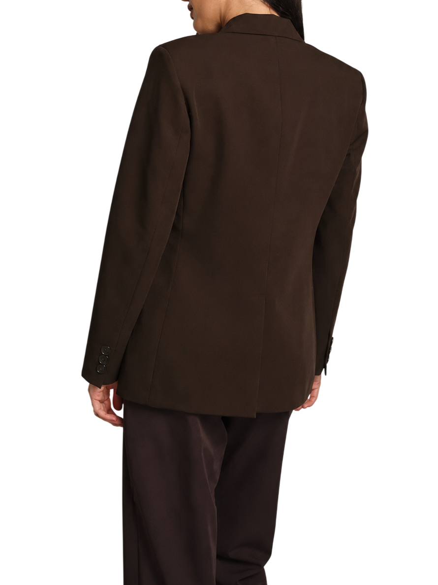 Vicolo giacca blazer monopetto donna marrone TAC0419 FONDENTE VICOLO